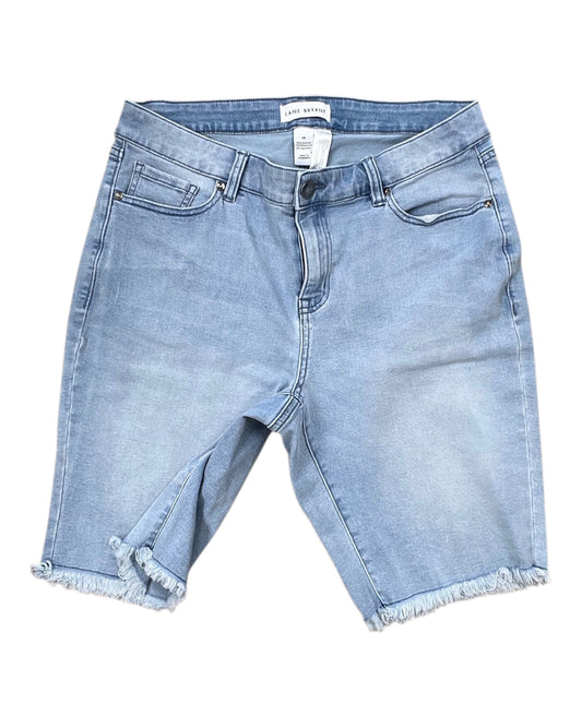Shorts By Lane Bryant In Blue Denim, Size:14