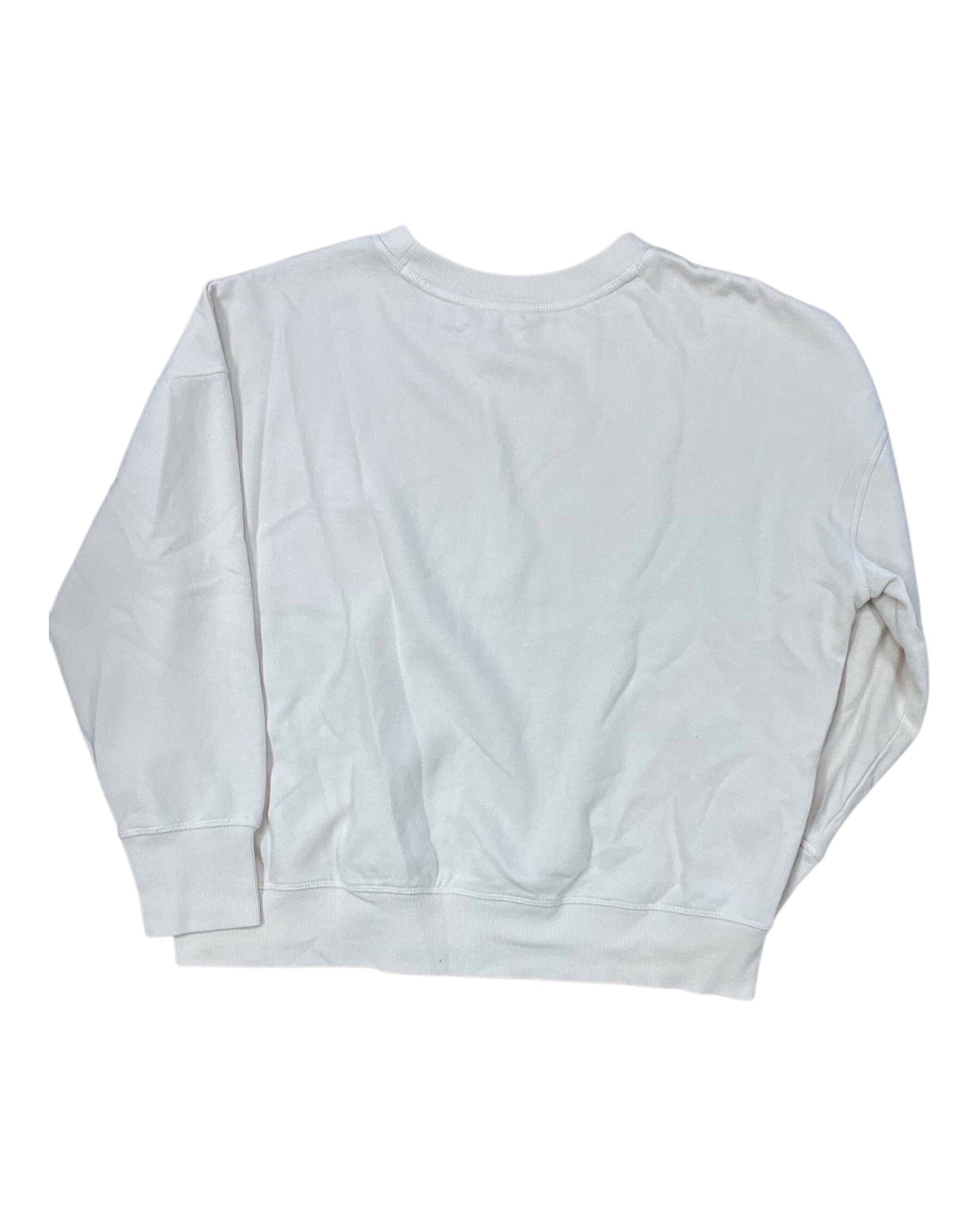 Sweatshirt Crewneck By Maurices In Cream, Size:L
