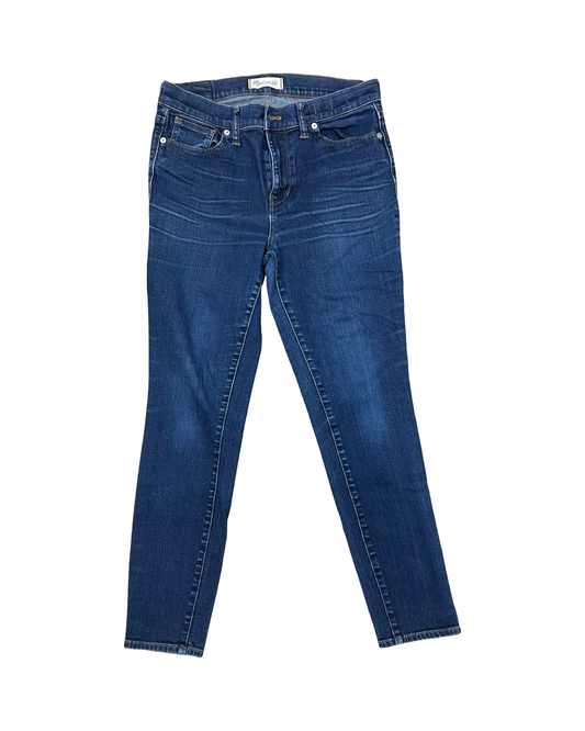 Jeans Skinny By Madewell In Blue Denim, Size:8