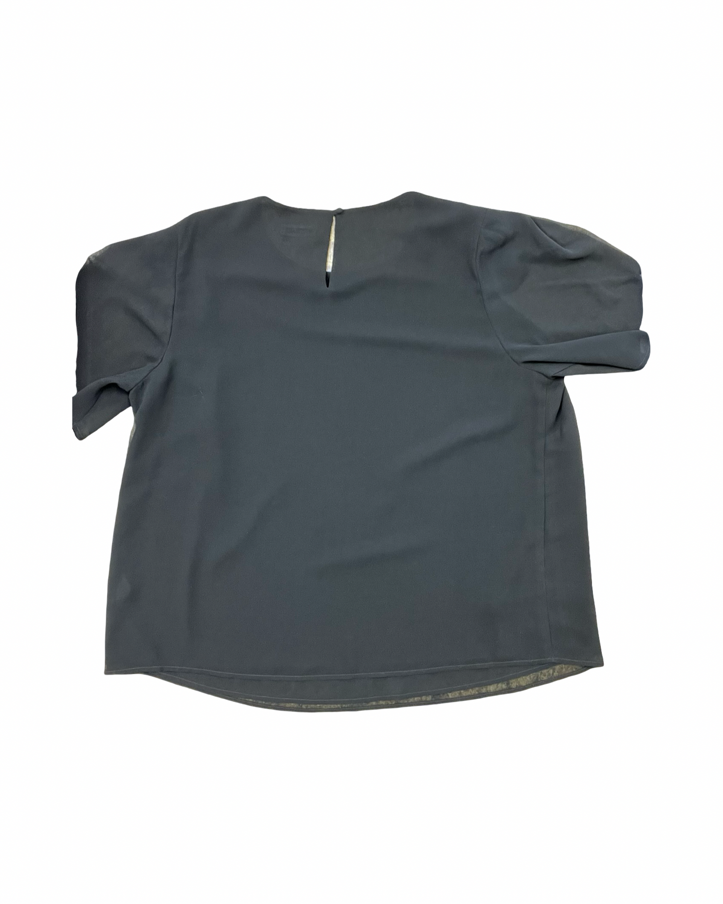 Top Ss By Calvin Klein In Black, Size:1X