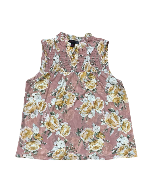 Top Sleeveless By Jw In Peach, Size:L
