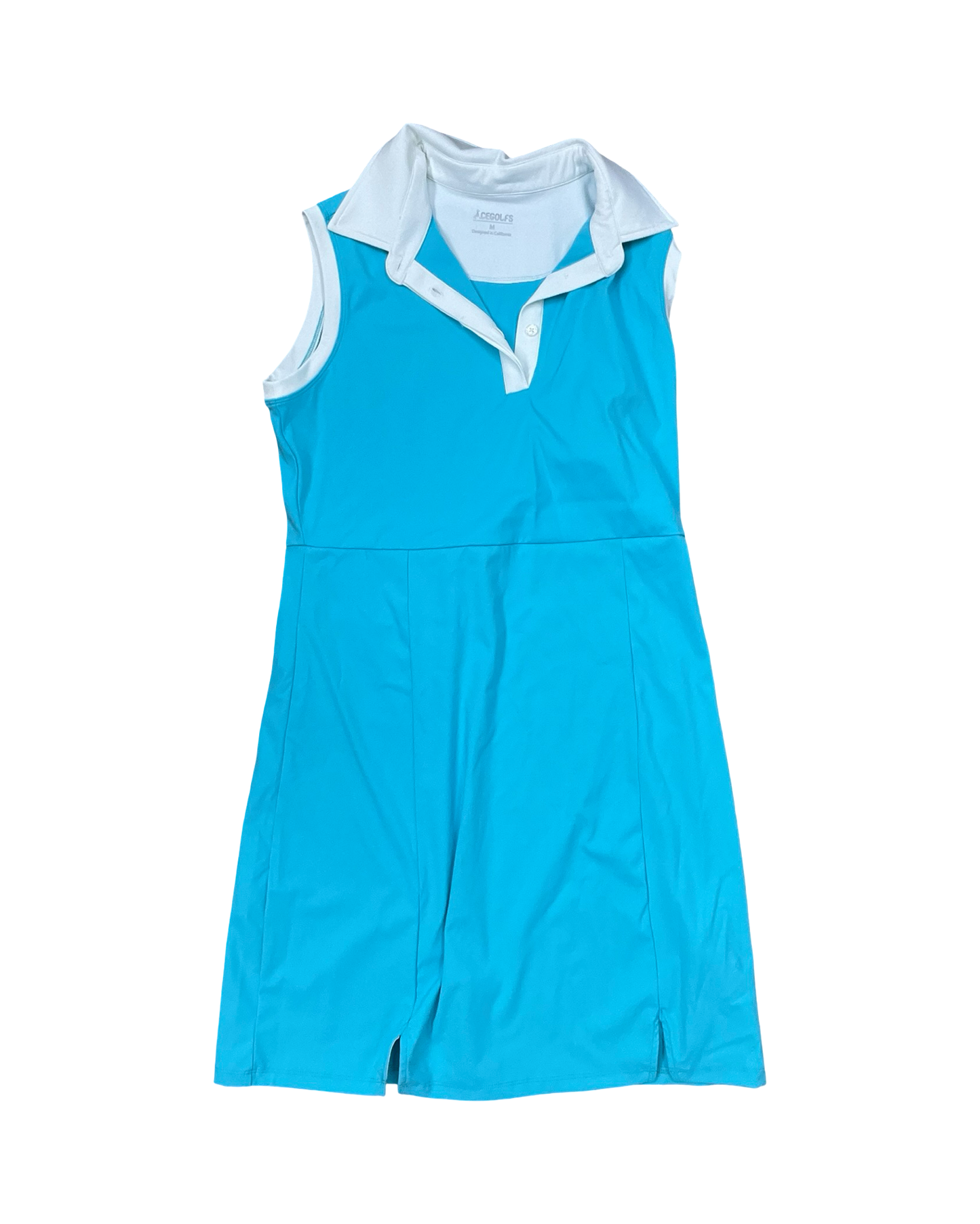 Athletic Dress By Clothes Mentor In Blue & White, Size:M