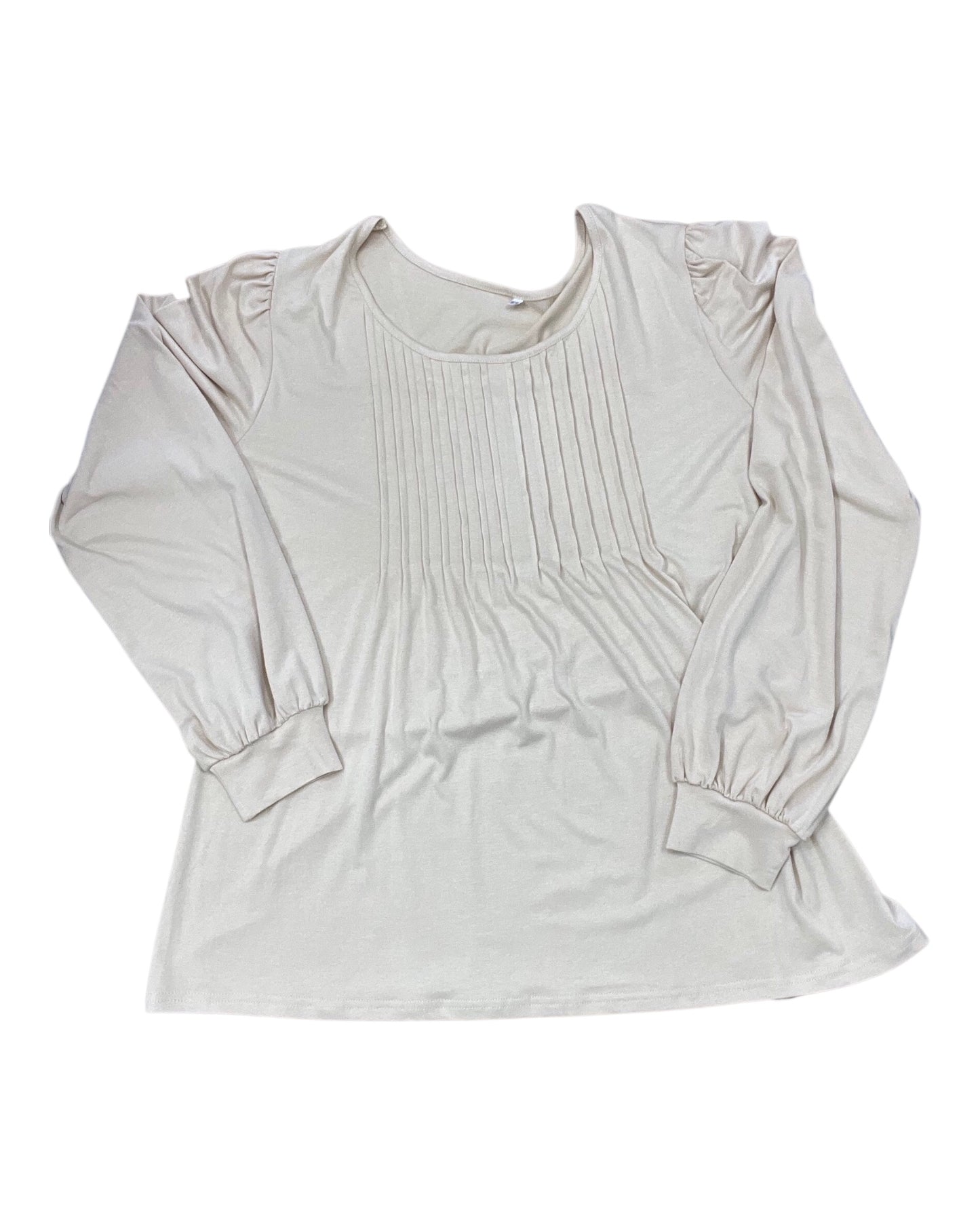 Top Ls By Clothes Mentor In Tan, Size:Xl
