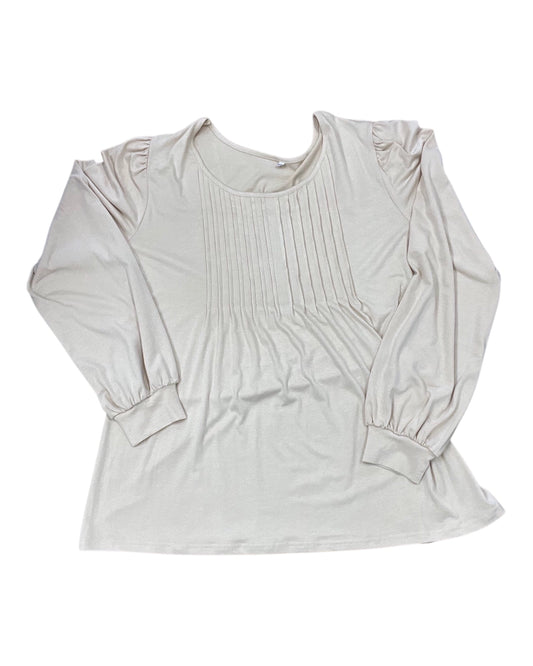 Top Ls By Clothes Mentor In Tan, Size:Xl
