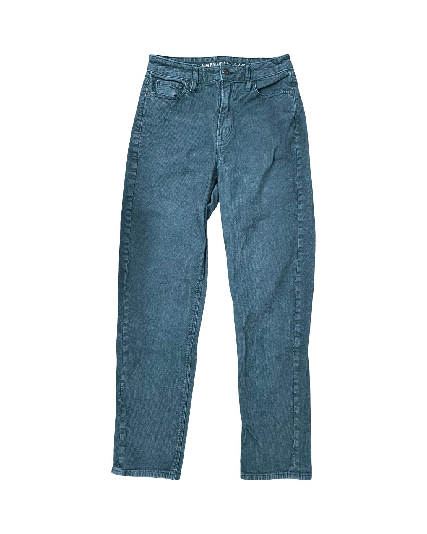 Jeans Straight By American Eagle In Green, Size:0
