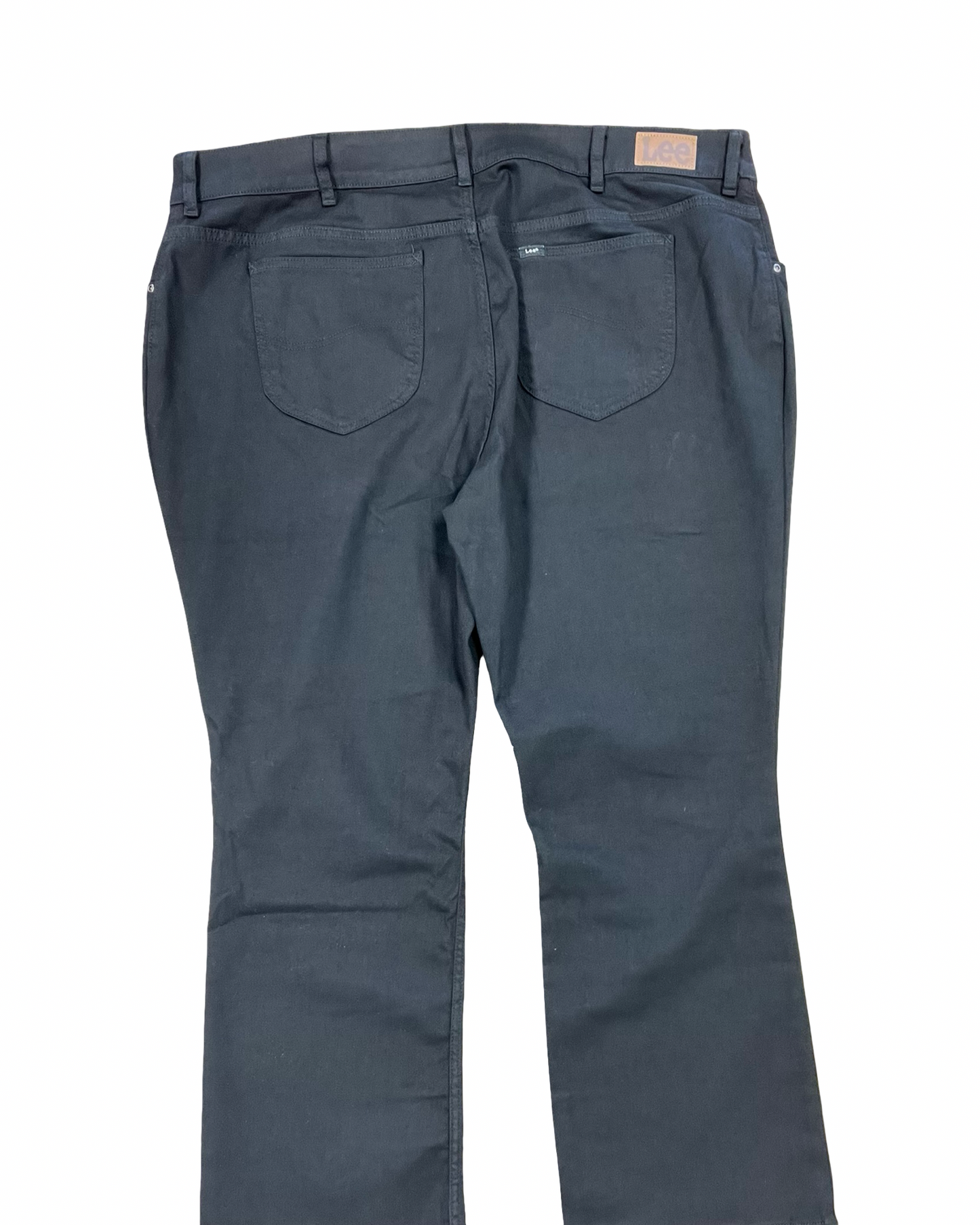 Jeans Boot Cut By Lee In Black Denim, Size:26
