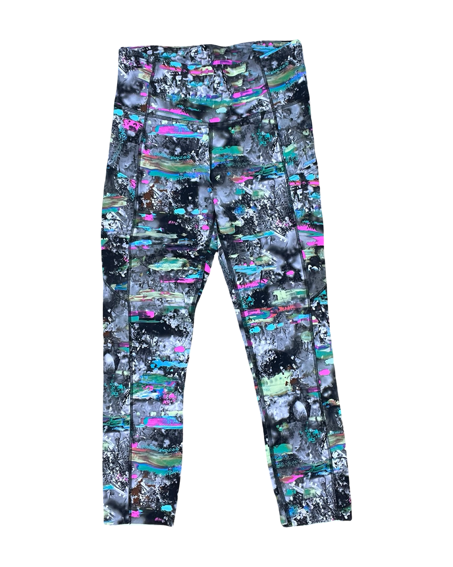 Athletic Leggings By Lululemon In Multi, Size:S