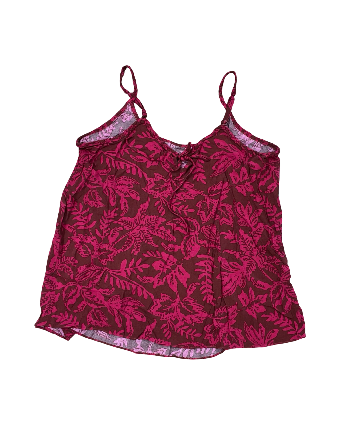 Top Cami By Torrid In Brown & Pink, Size:L