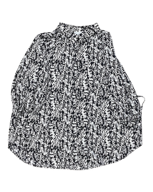 Blouse Ss By Hayden La In Black & Tan, Size:M