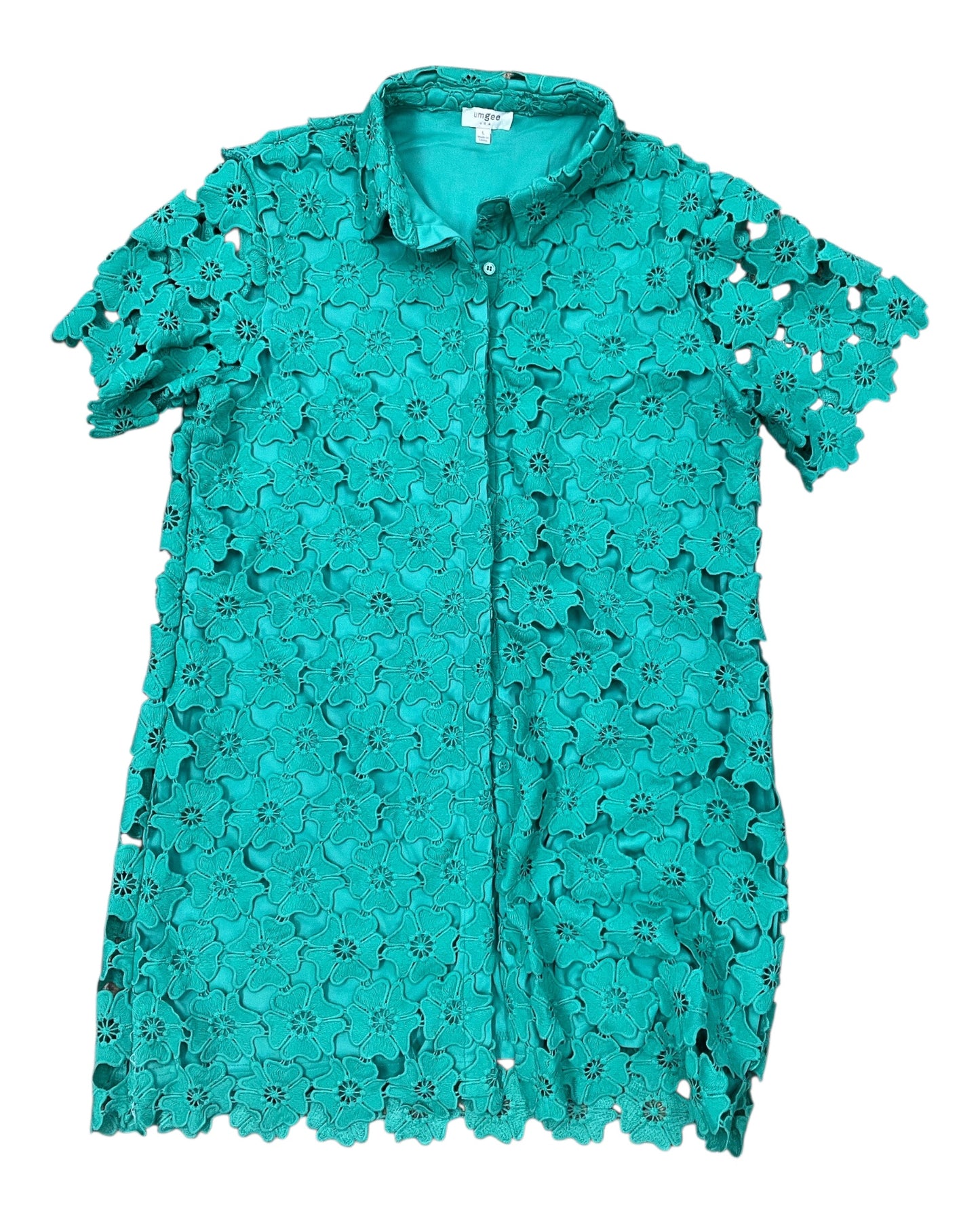 Dress Work By Umgee In Green, Size:L
