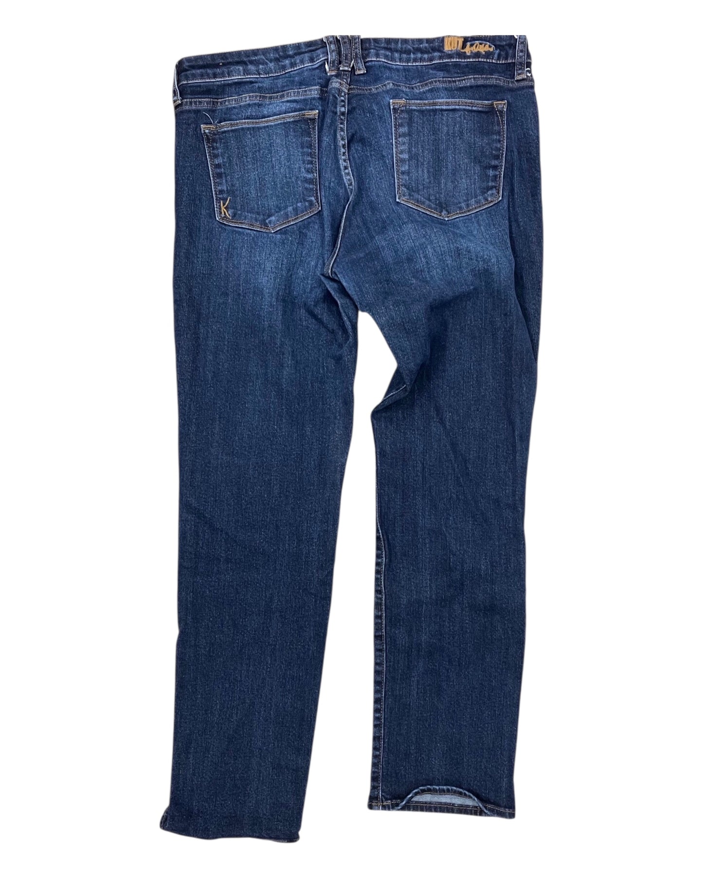 Jeans Boyfriend By Kut In Blue Denim, Size:12