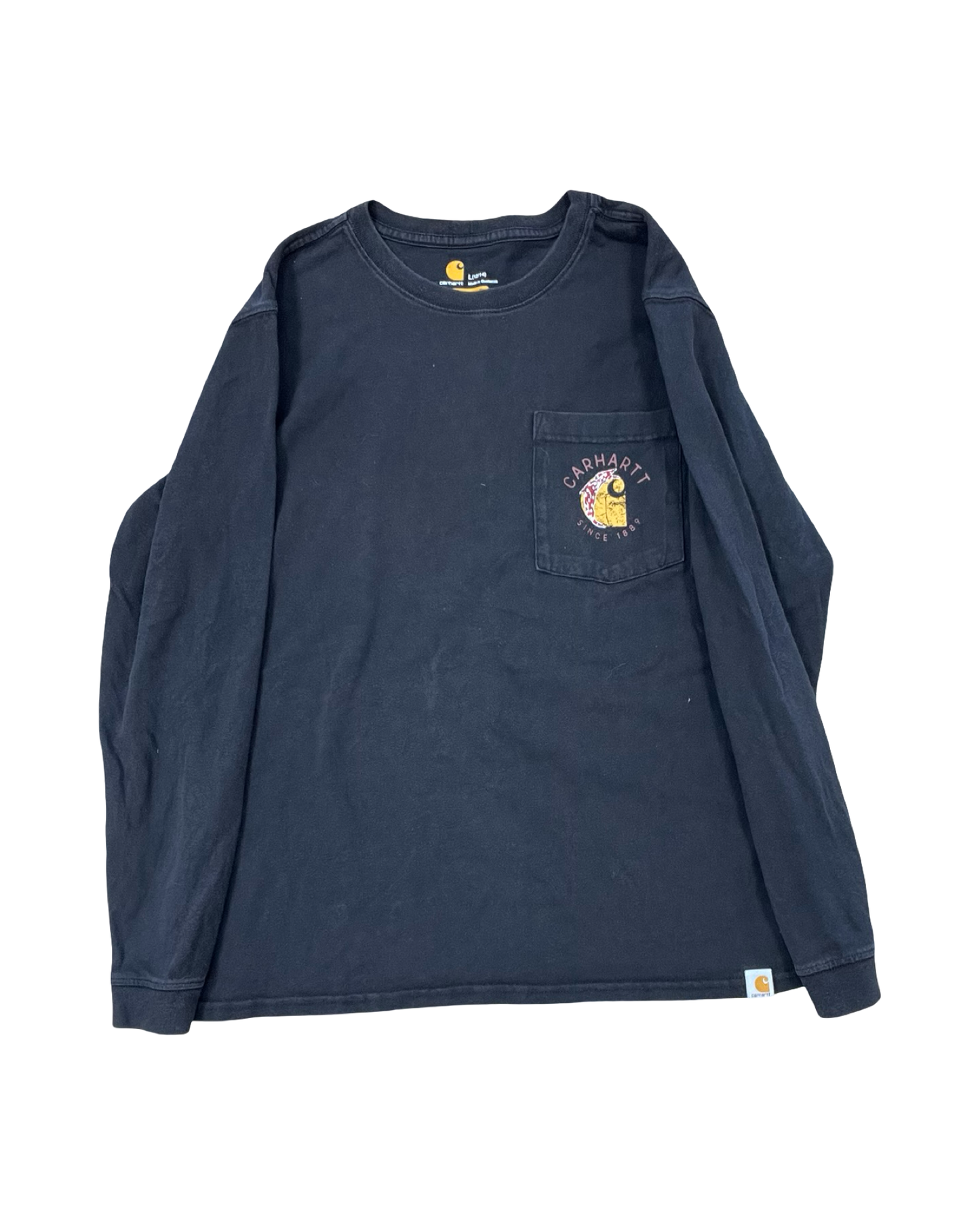 Top Ls By Carhartt In Black, Size:L