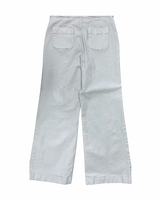 Jeans Straight By Lc Lauren Conrad In Cream, Size:14