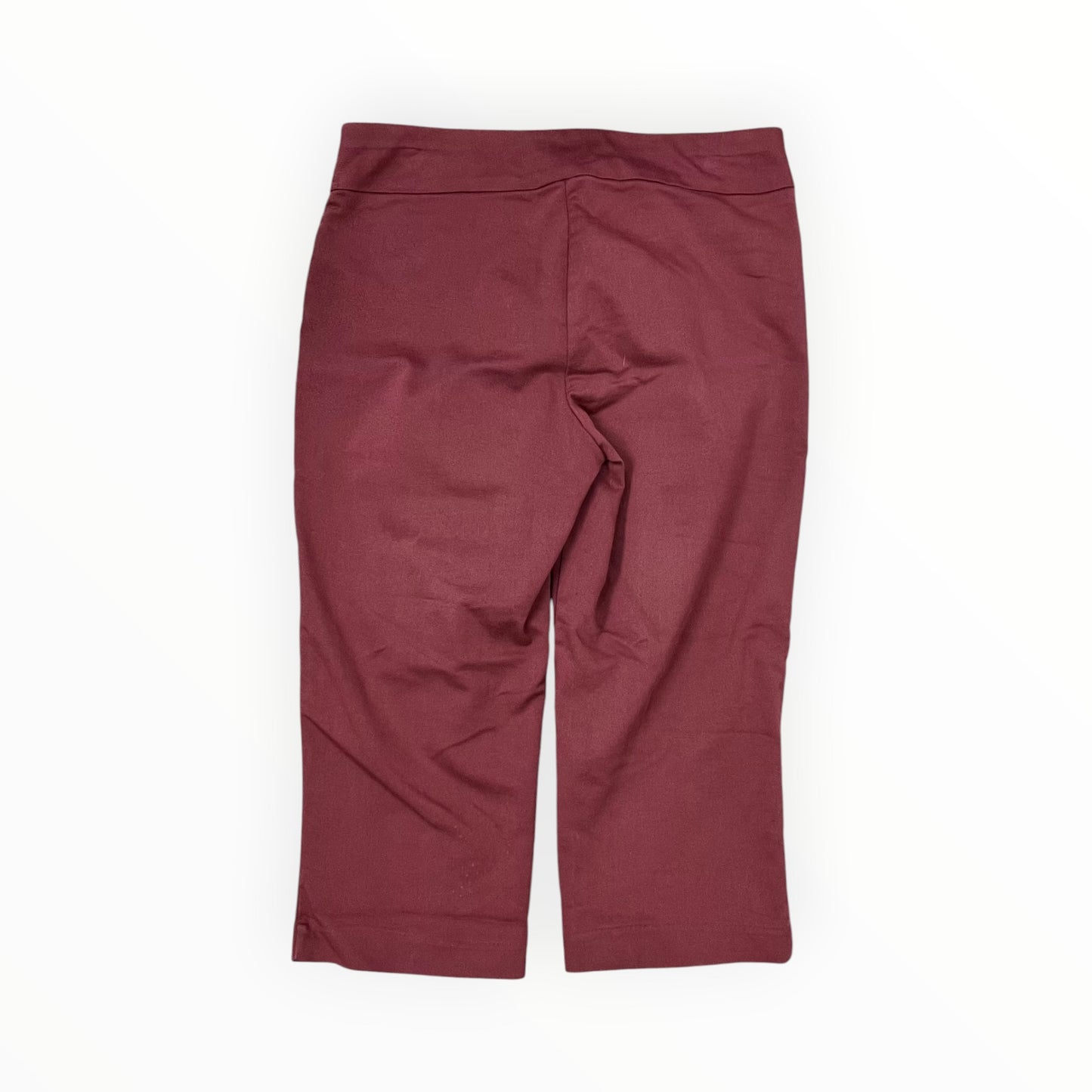 Pants Cropped By Croft And Barrow In Tan, Size:10