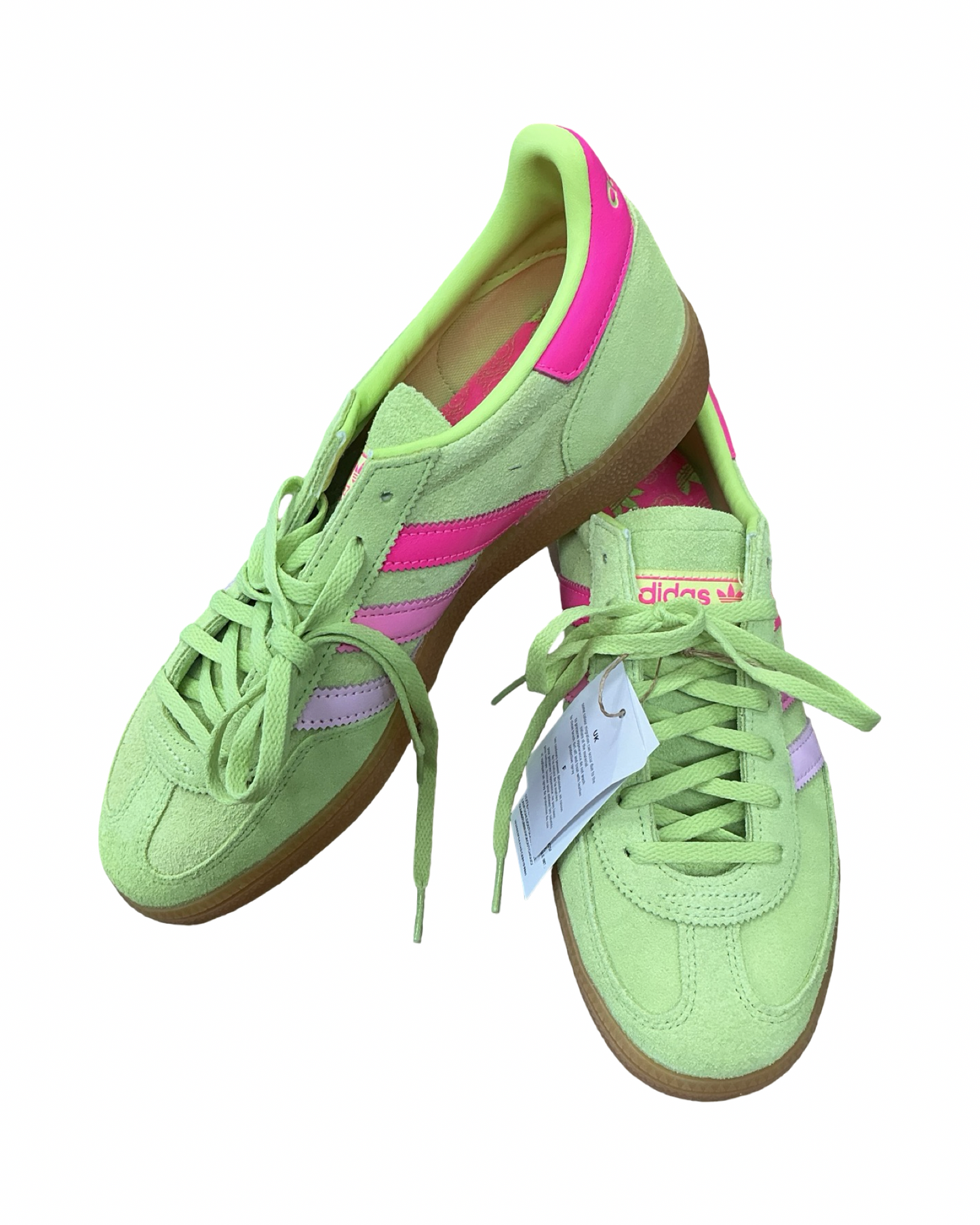 Shoes Athletic By Adidas In Green & Pink, Size:8.5