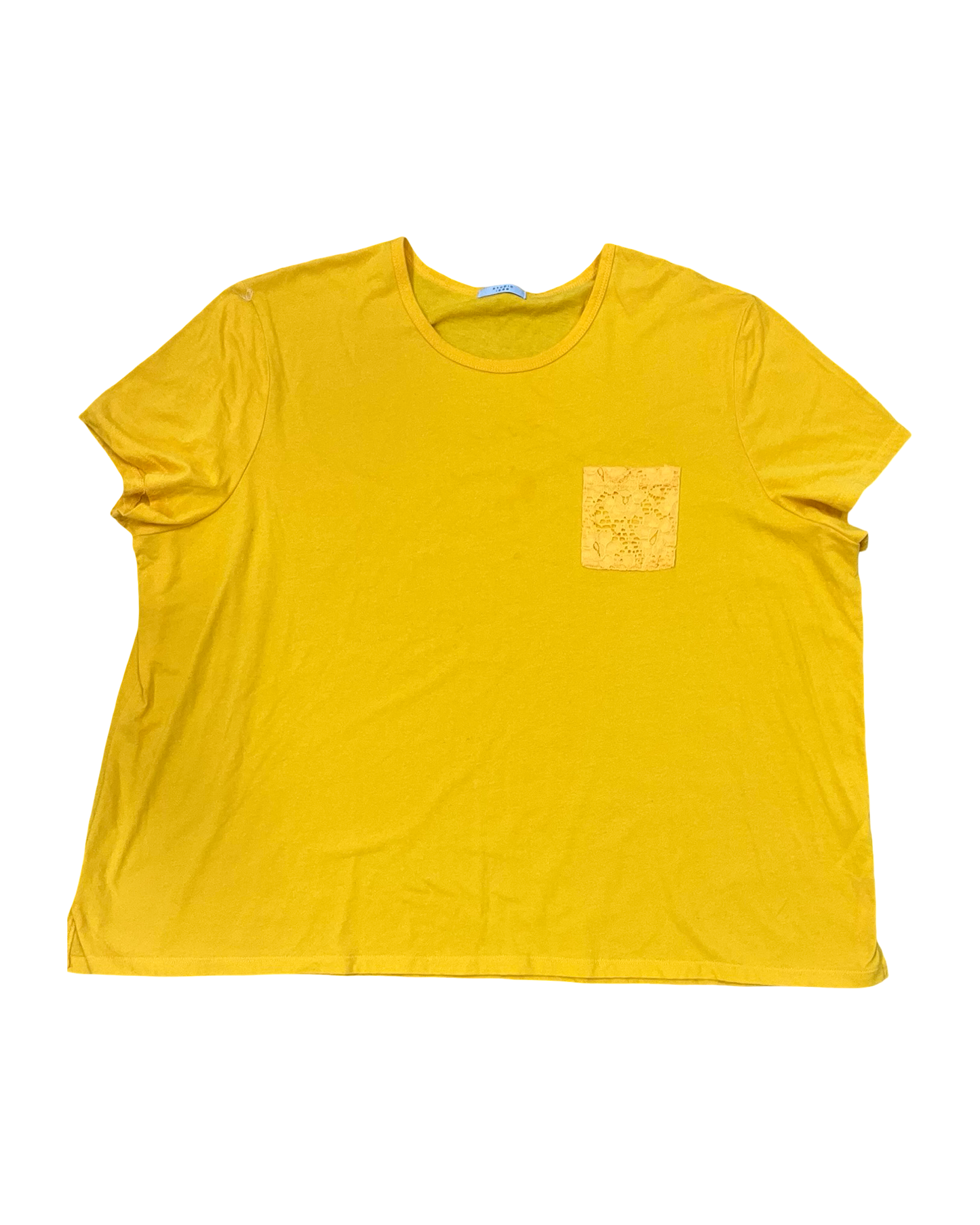 Top Ss By Clothes Mentor In Yellow, Size:3X