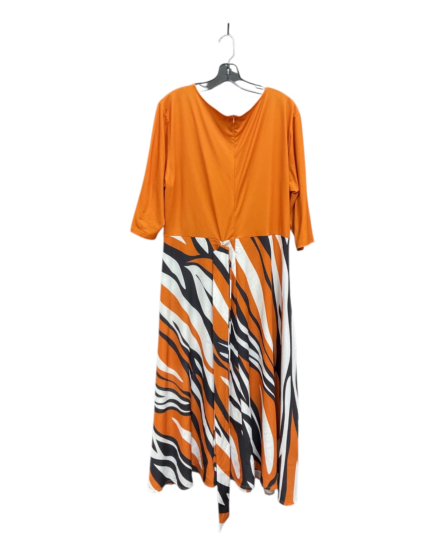 Dress Casual Maxi By Clothes Mentor In Orange, Size:1X