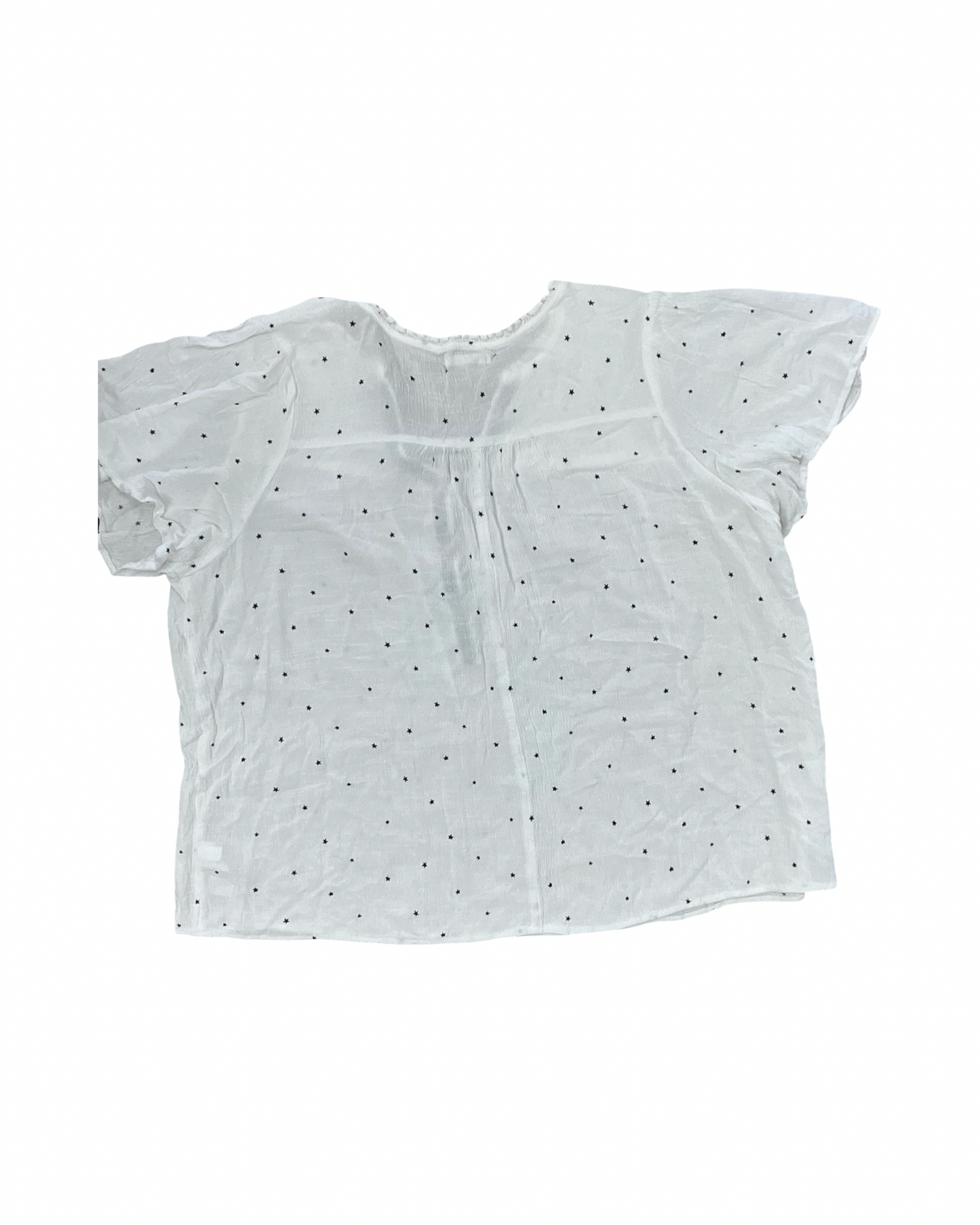 Top Ss By Maurices In Blue & White, Size:2X