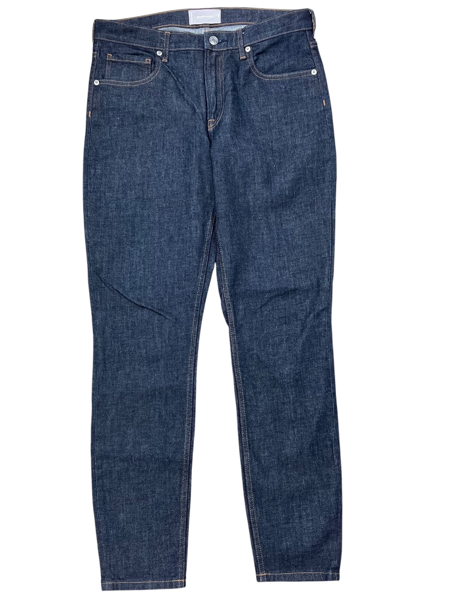 Jeans Straight By Everlane In Blue Denim, Size:10L