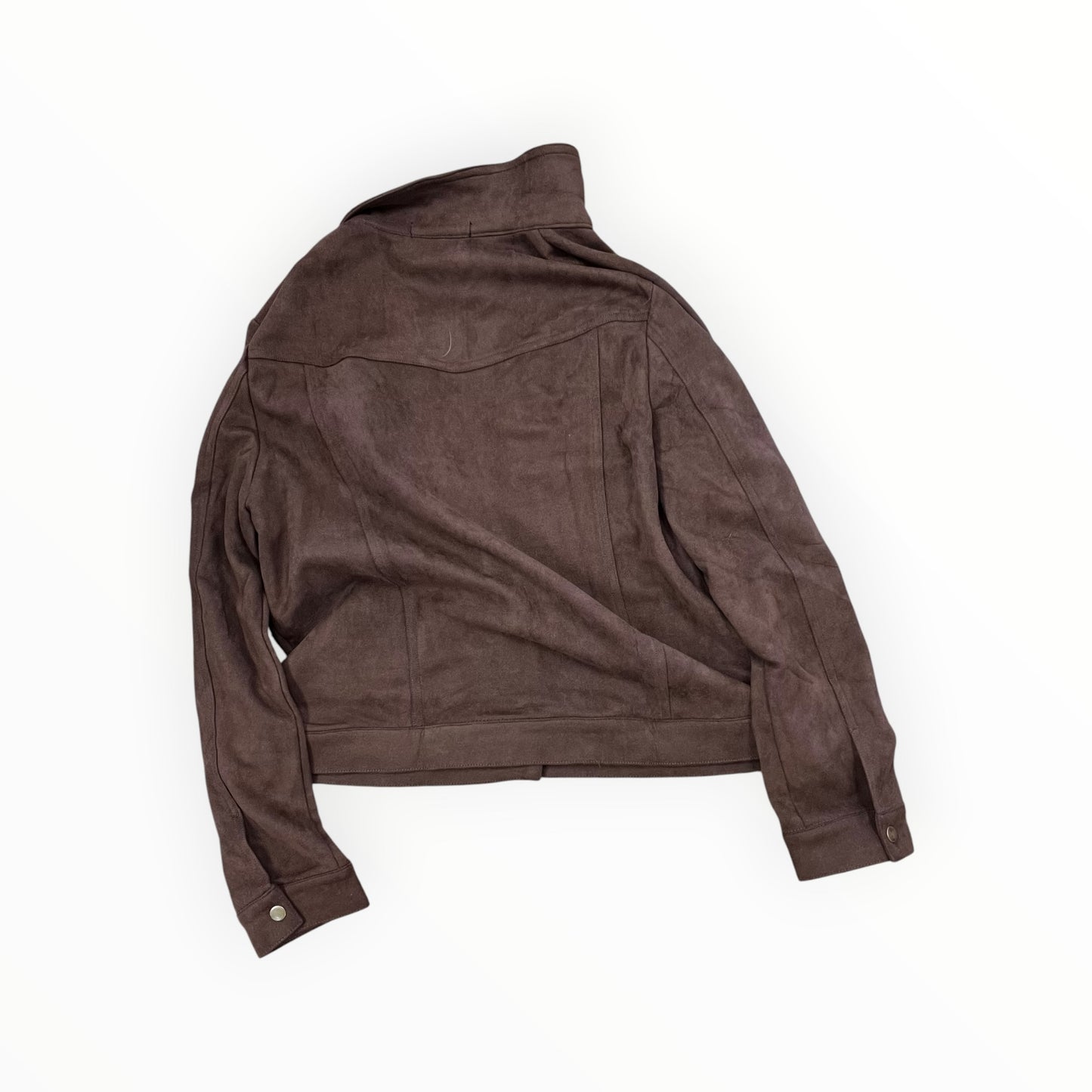 Jacket Other By Allegra K In Brown, Size:L