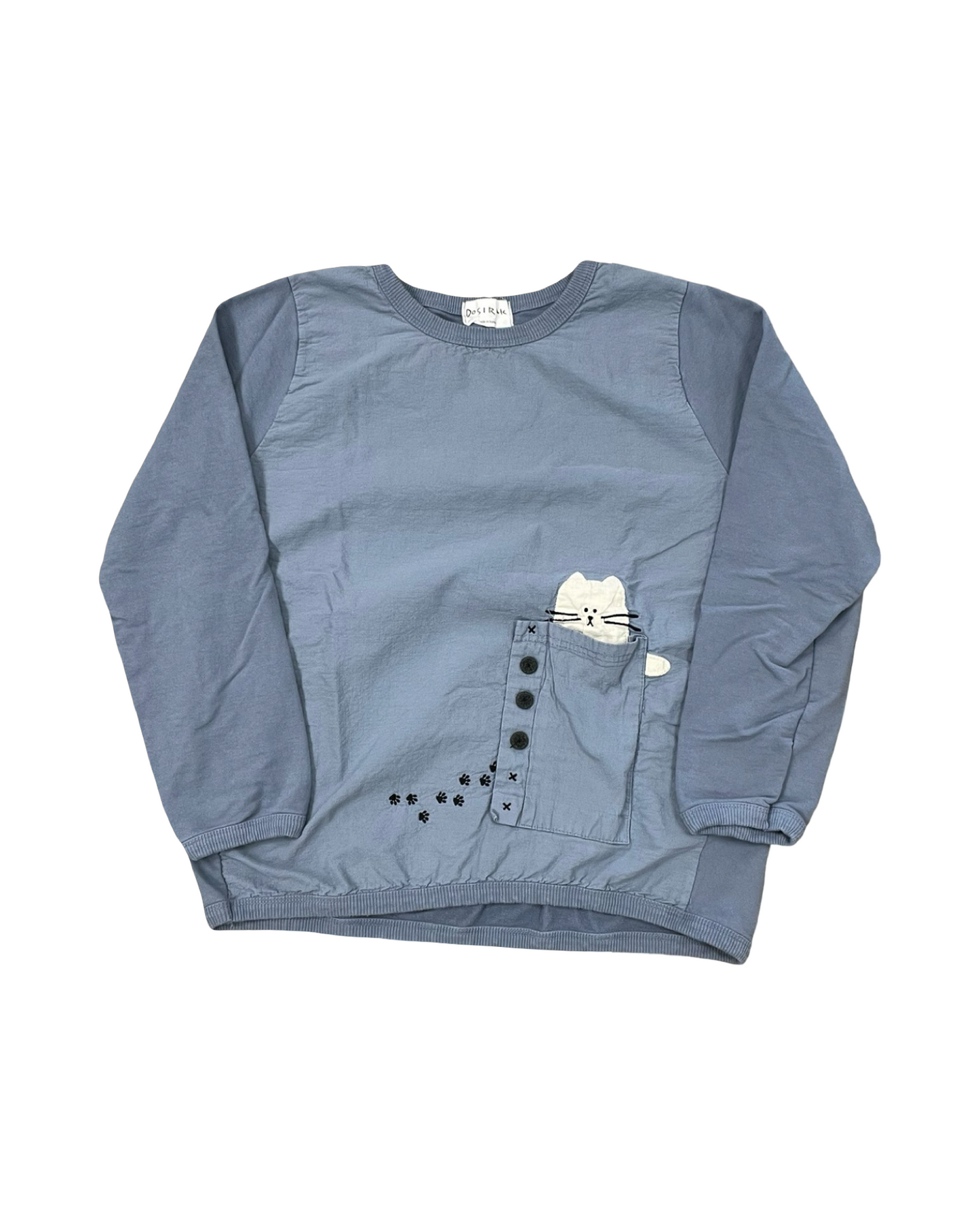 Sweatshirt Crewneck By Clothes Mentor In Blue, Size:M
