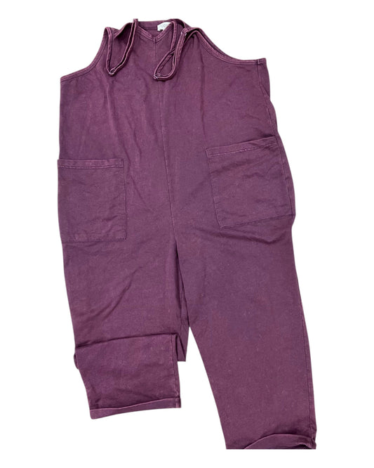 Jumpsuit By Oddi In Maroon, Size:L