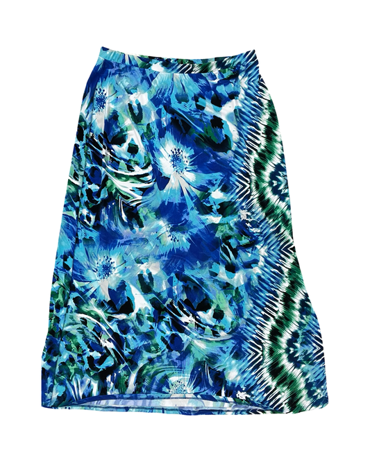 Skirt Maxi By Chicos In Blue, Size:L
