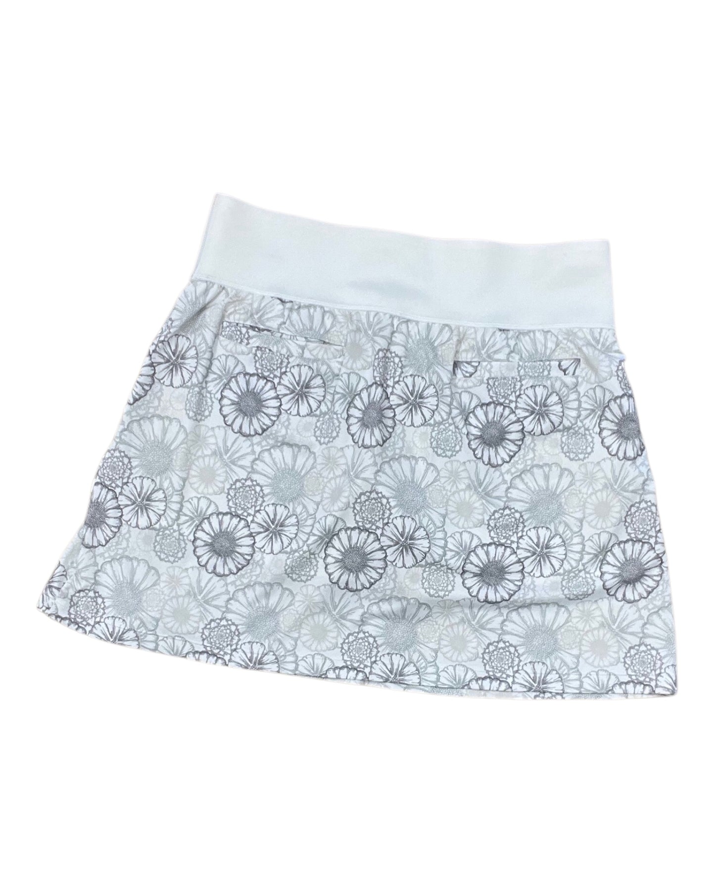 Athletic Skort By Puma In Grey & White, Size:L