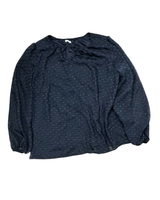 Top Ls By Maurices In Black, Size:1X