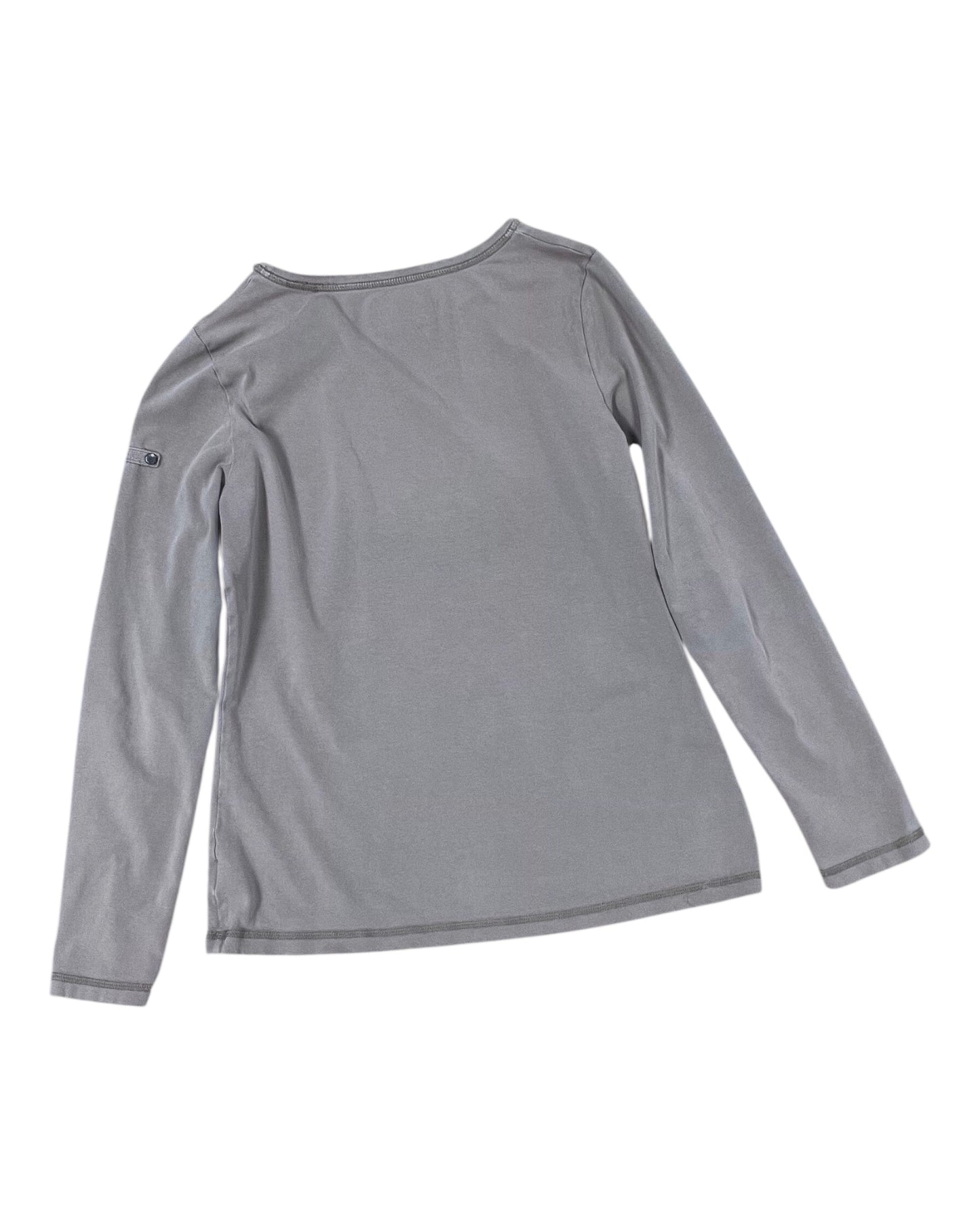 Top Ls Basic By Ruff Hewn In Tan, Size:M