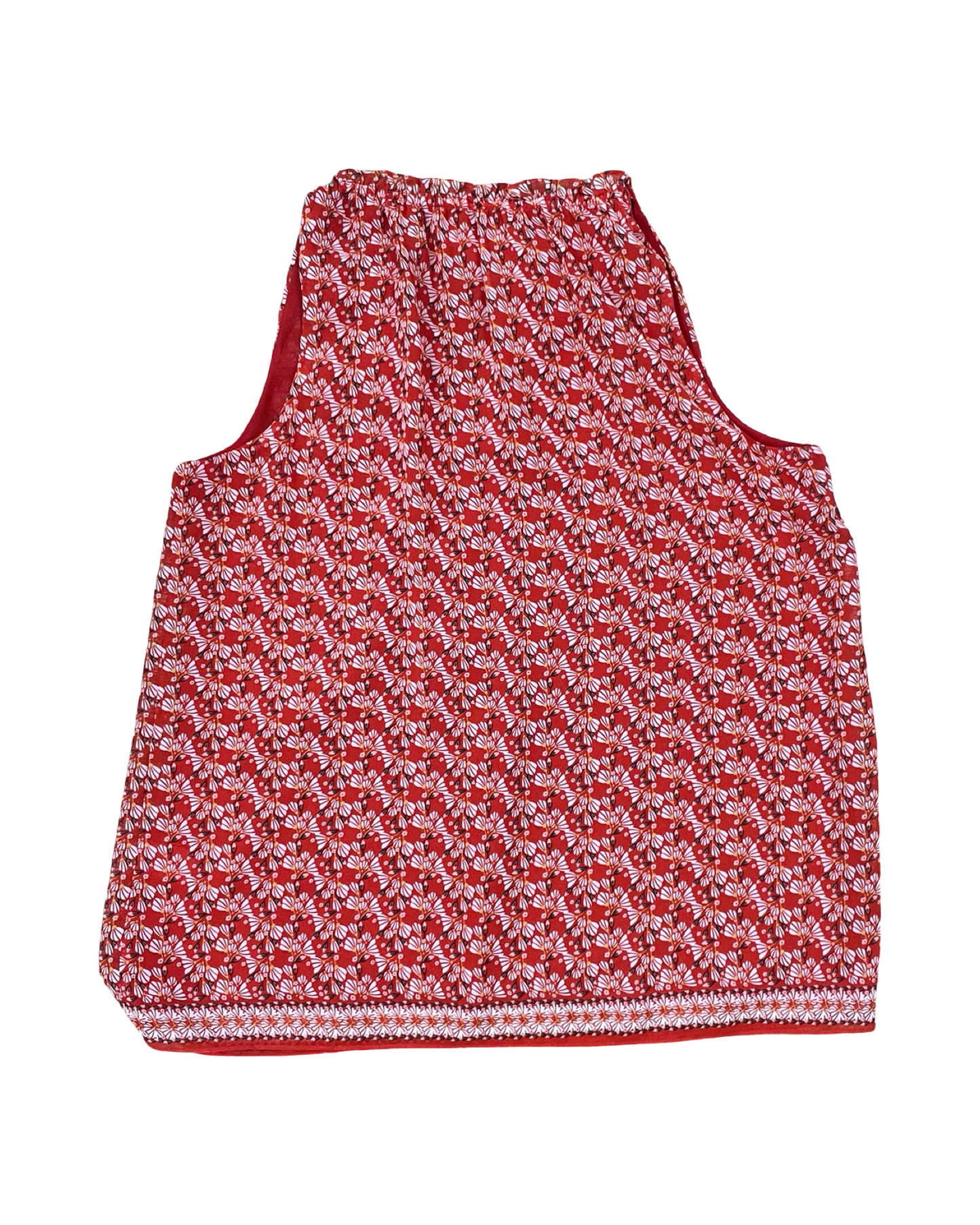 Top Sleeveless By Max Studio In Orange, Size:L