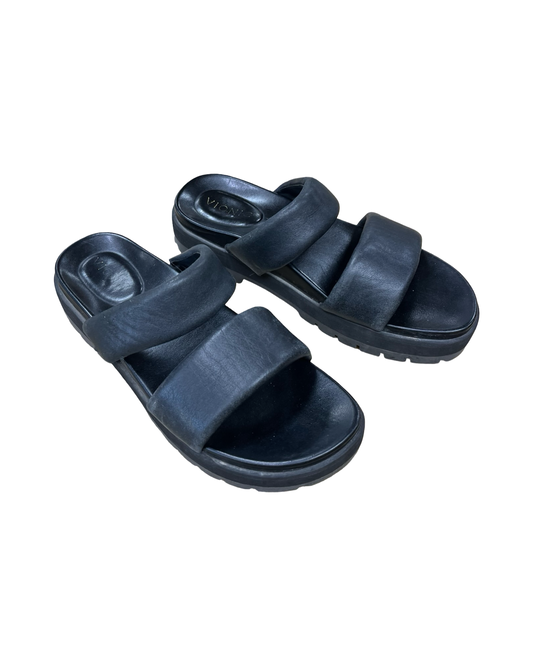 Sandals Heels Platform By Vionic In Black, Size:10
