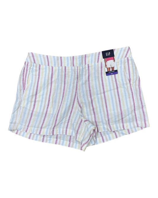 Shorts By Gap In Cream & Purple, Size:Xxl