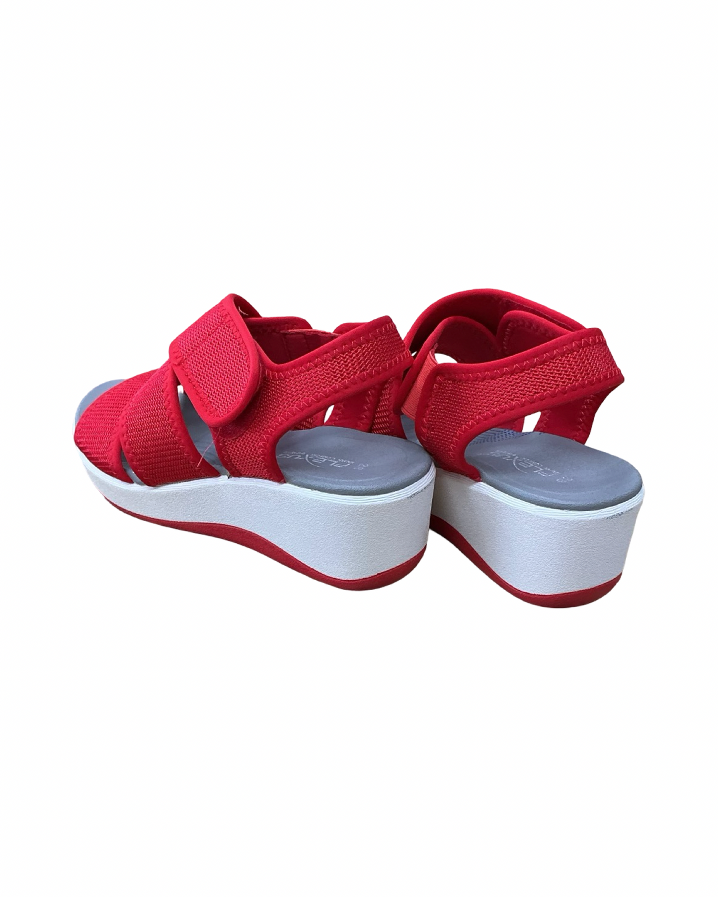 Sandals Heels Platform By Spring Step In Red, Size:7.5