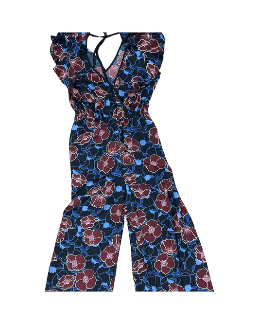 Jumpsuit By Band Of Gypsies In Blue & Red, Size:M