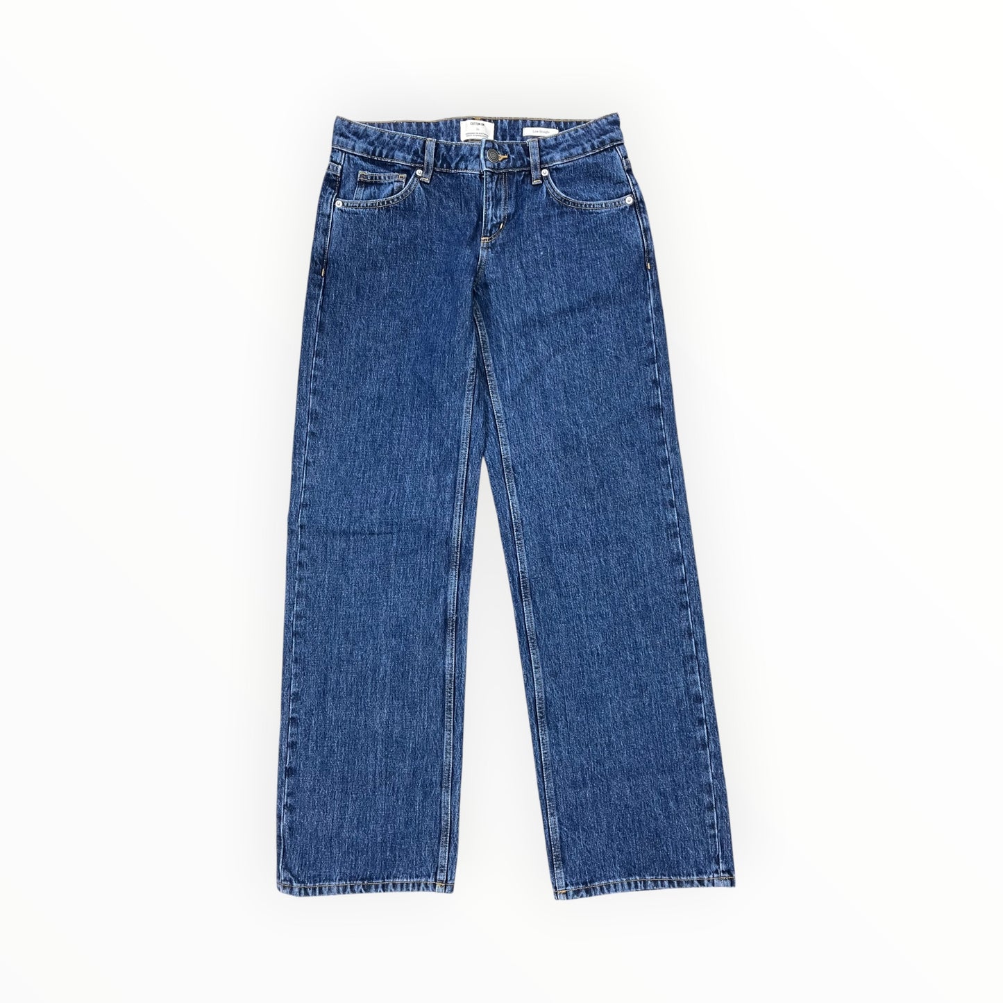 Jeans Straight By Cotton On In Blue Denim, Size:2