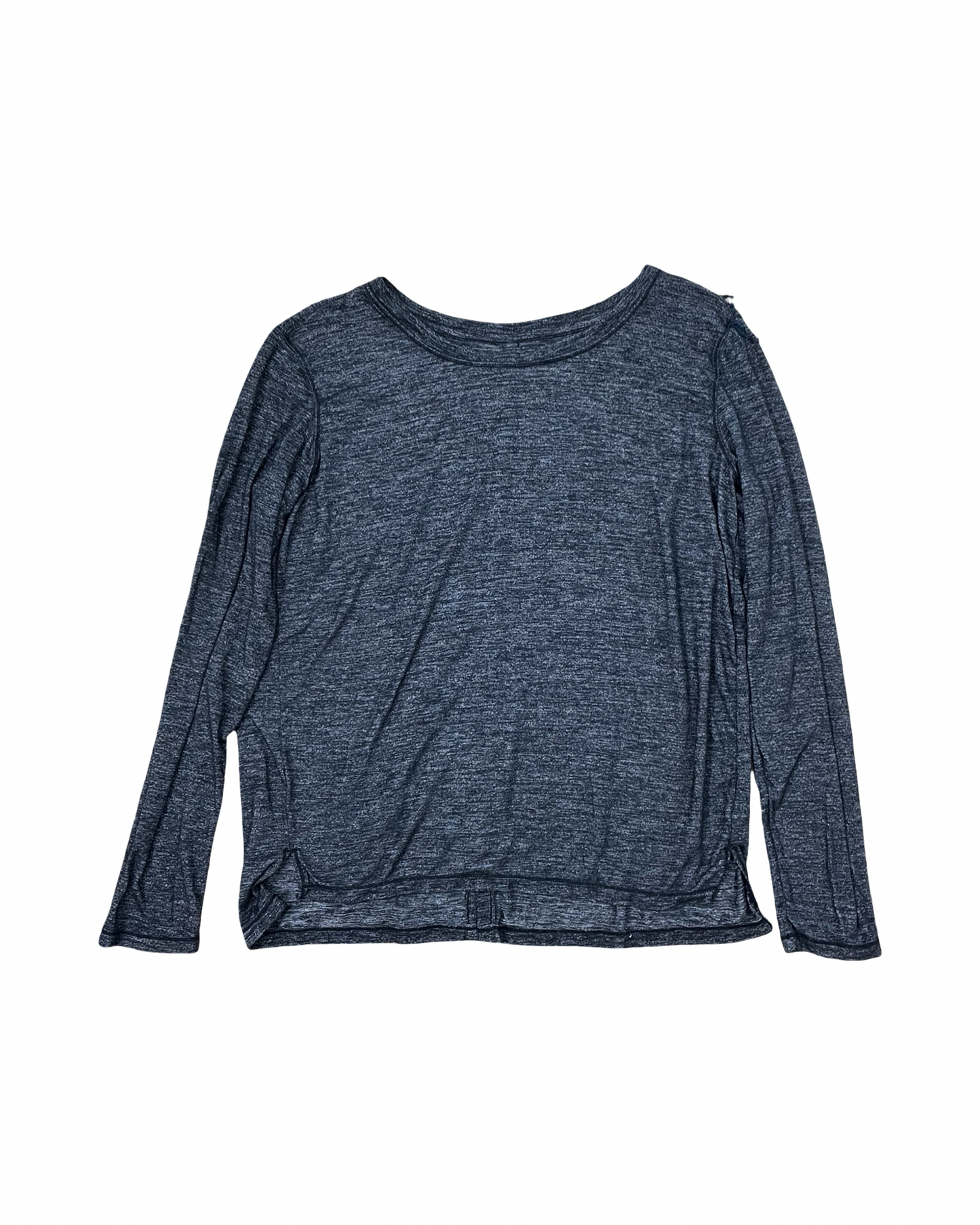Athletic Top Ls Collar By Athleta In Grey, Size:M
