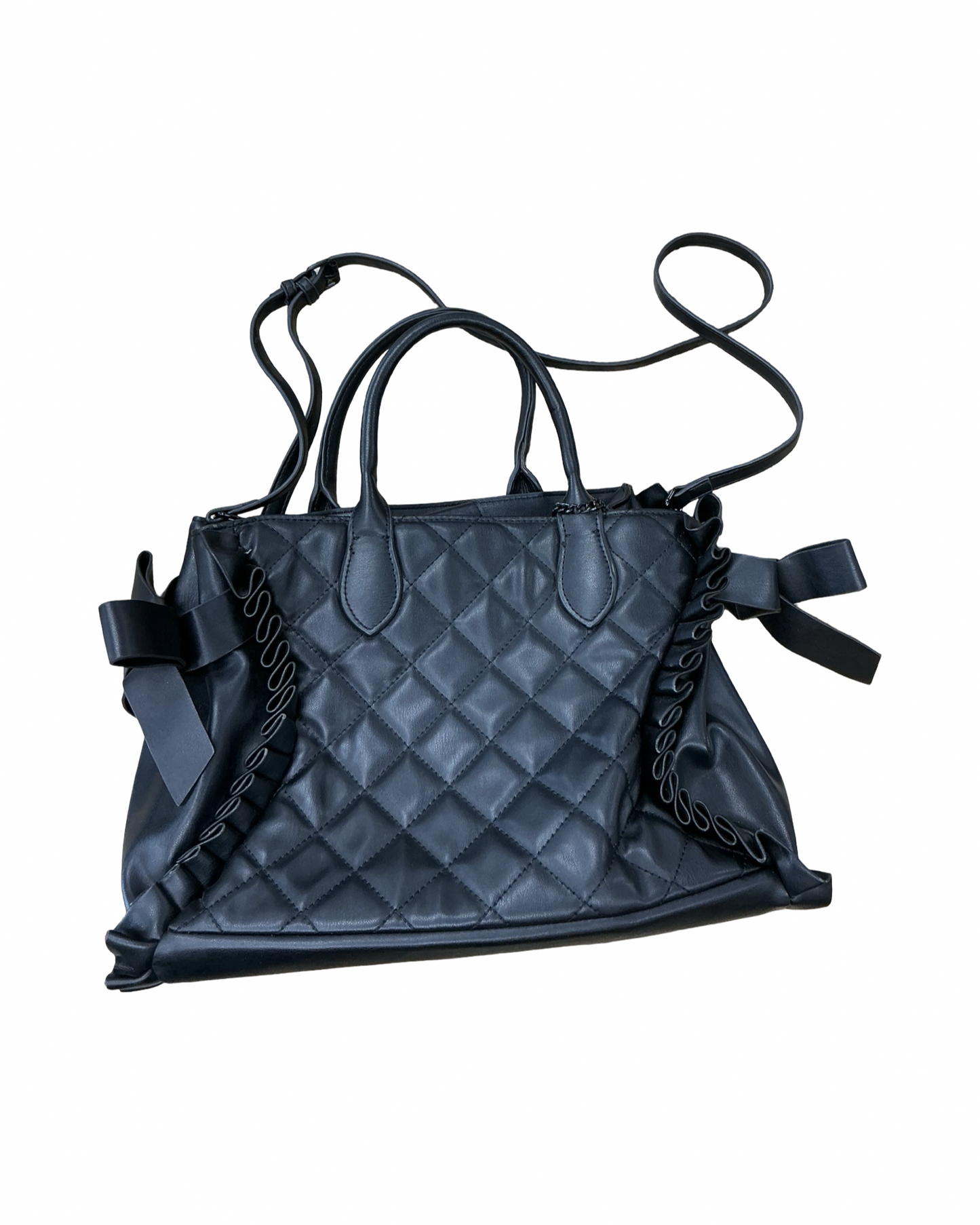 Handbag By Betsey Johnson In Black, Size:Medium