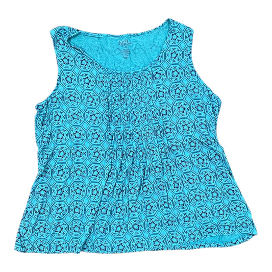 Top Ls By Croft And Barrow In Teal, Size:Xl