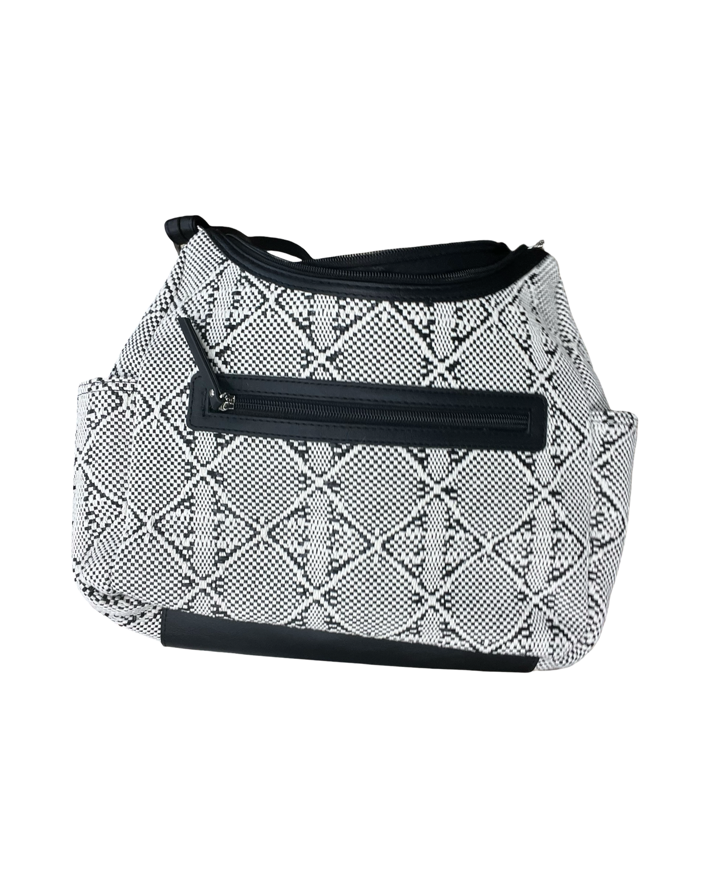 Handbag By Rosetti In Black & White, Size:Medium