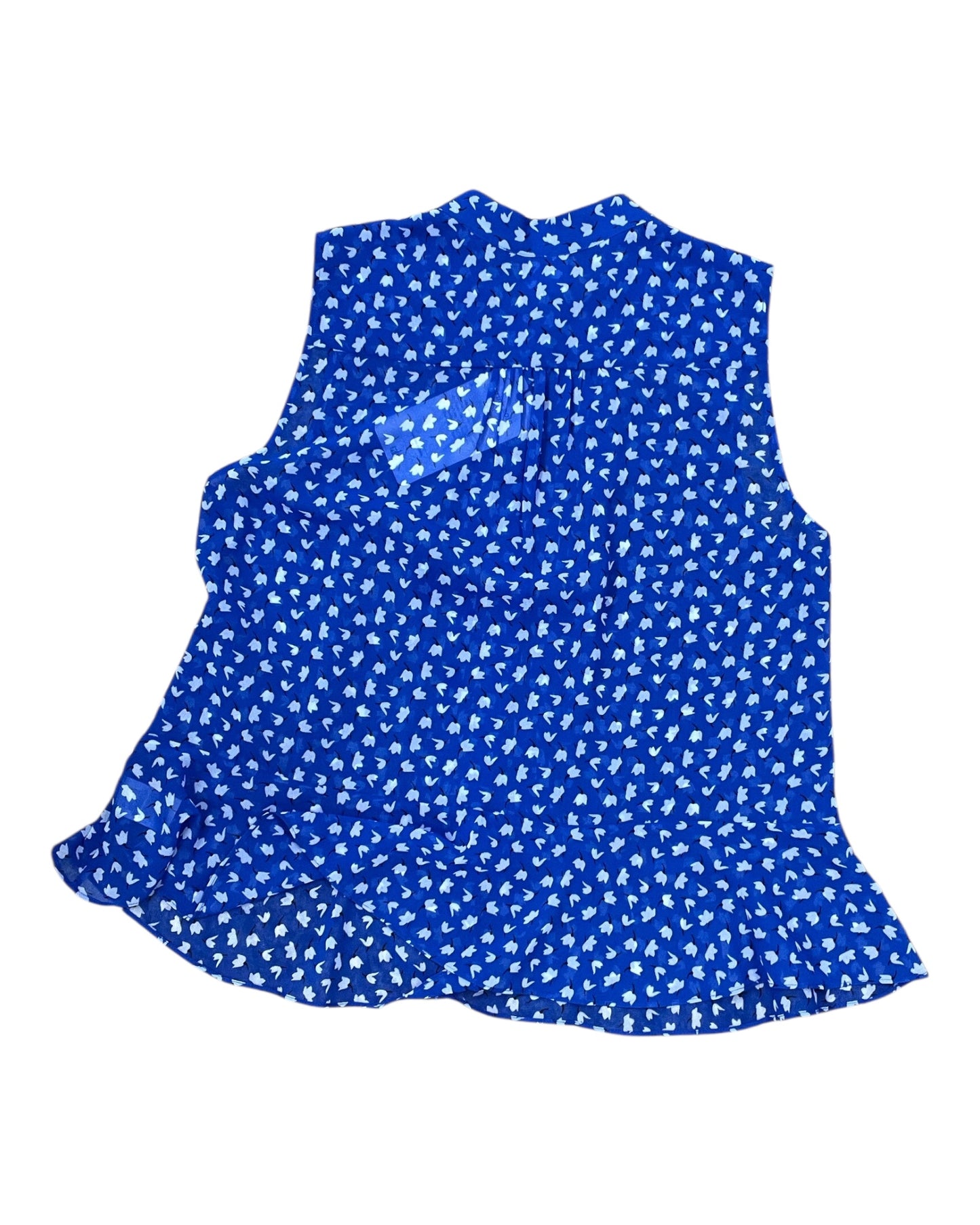 Blouse Sleeveless By Cabi In Blue, Size:M