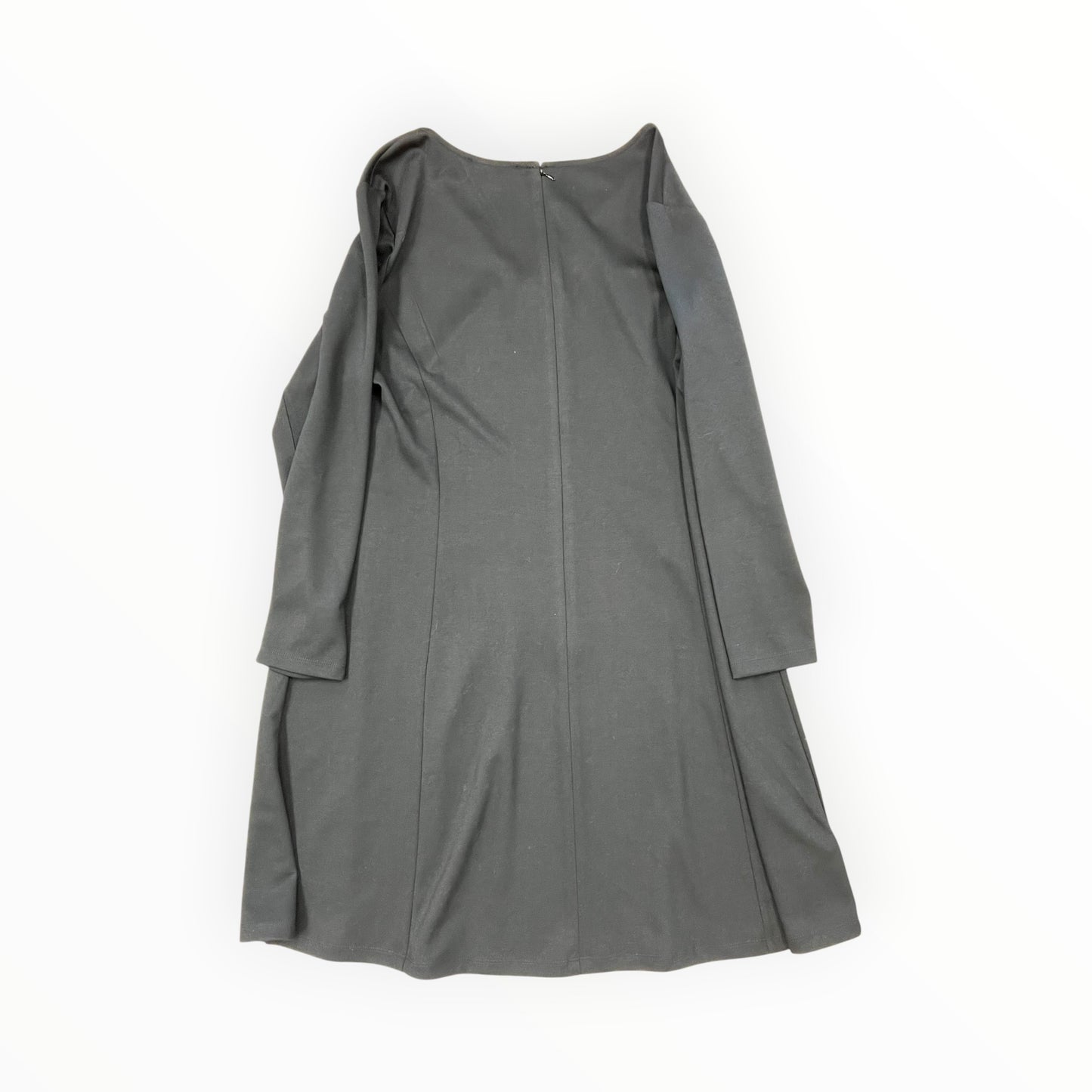 Dress Casual Midi By Loft In Black, Size:2X