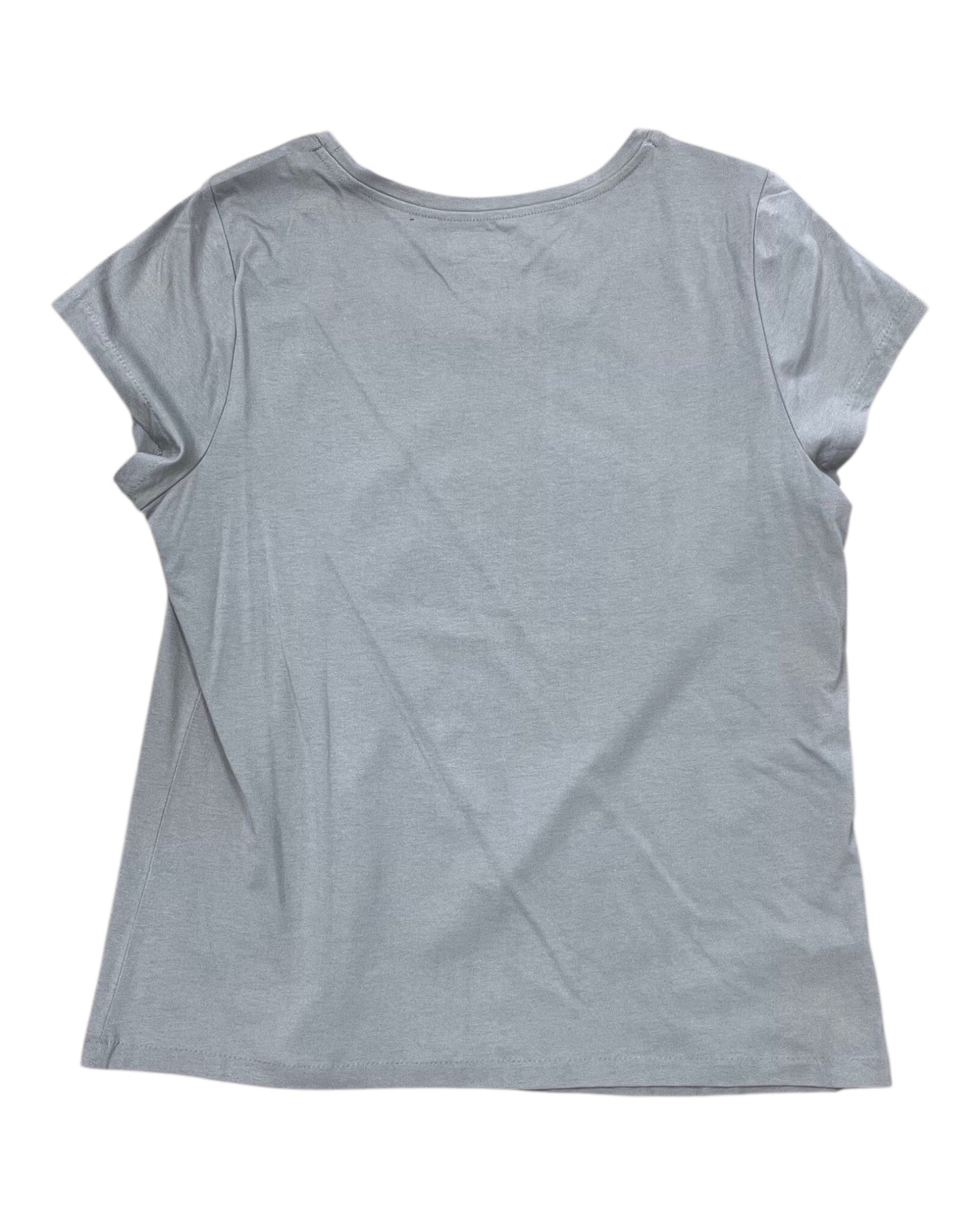 Top Ss Basic By Cj Banks In Grey, Size:1X