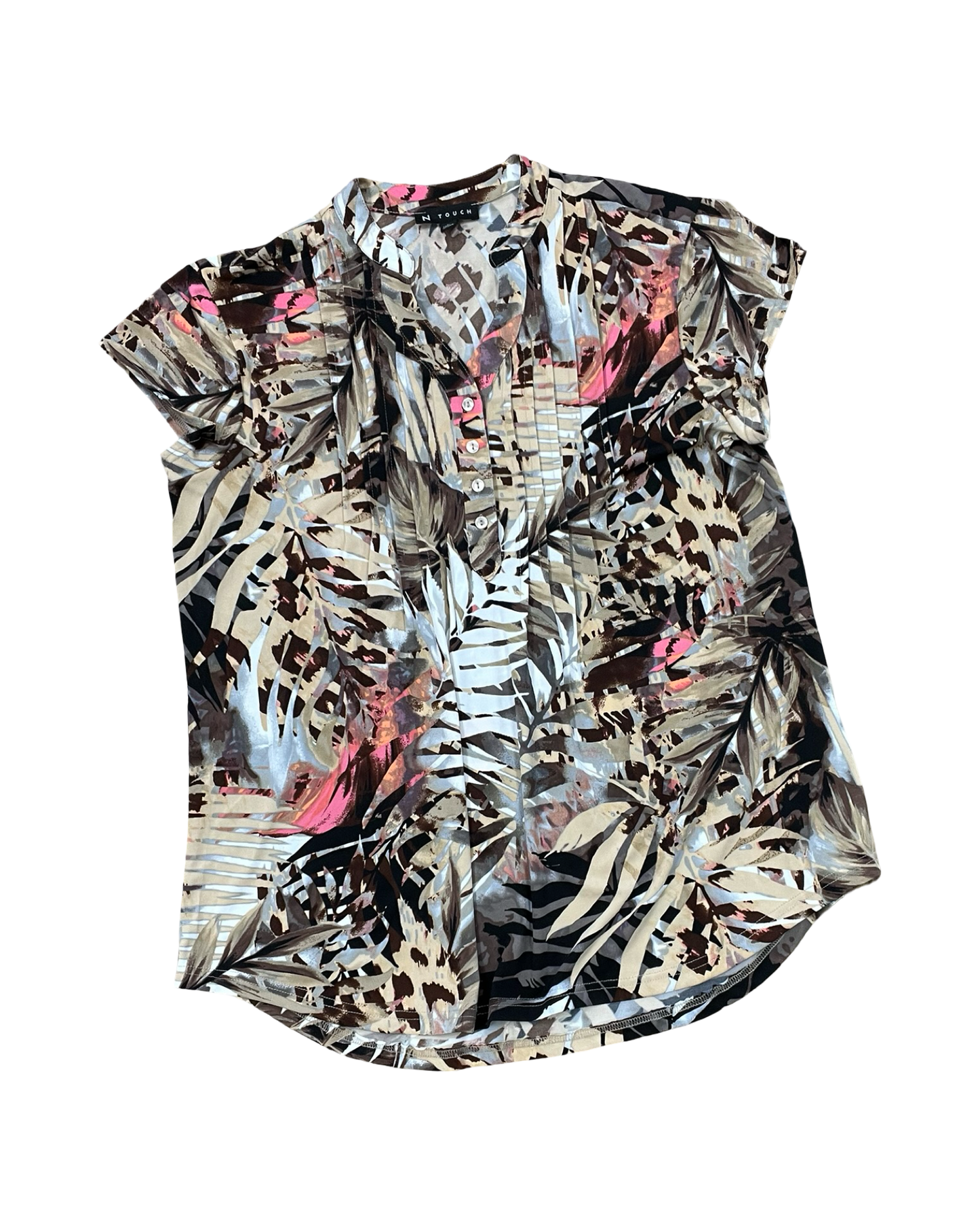 Top Ss By N Touch In Brown, Size:L