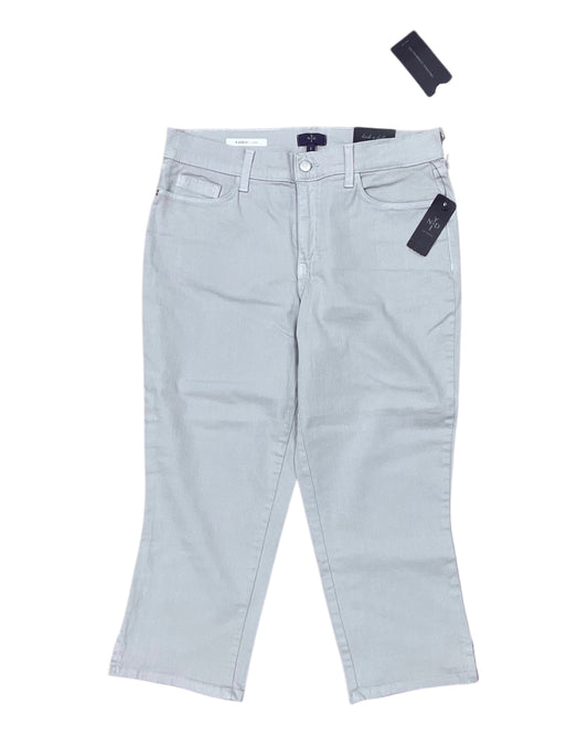 Jeans Cropped By Not Your Daughters Jeans In Grey, Size:8