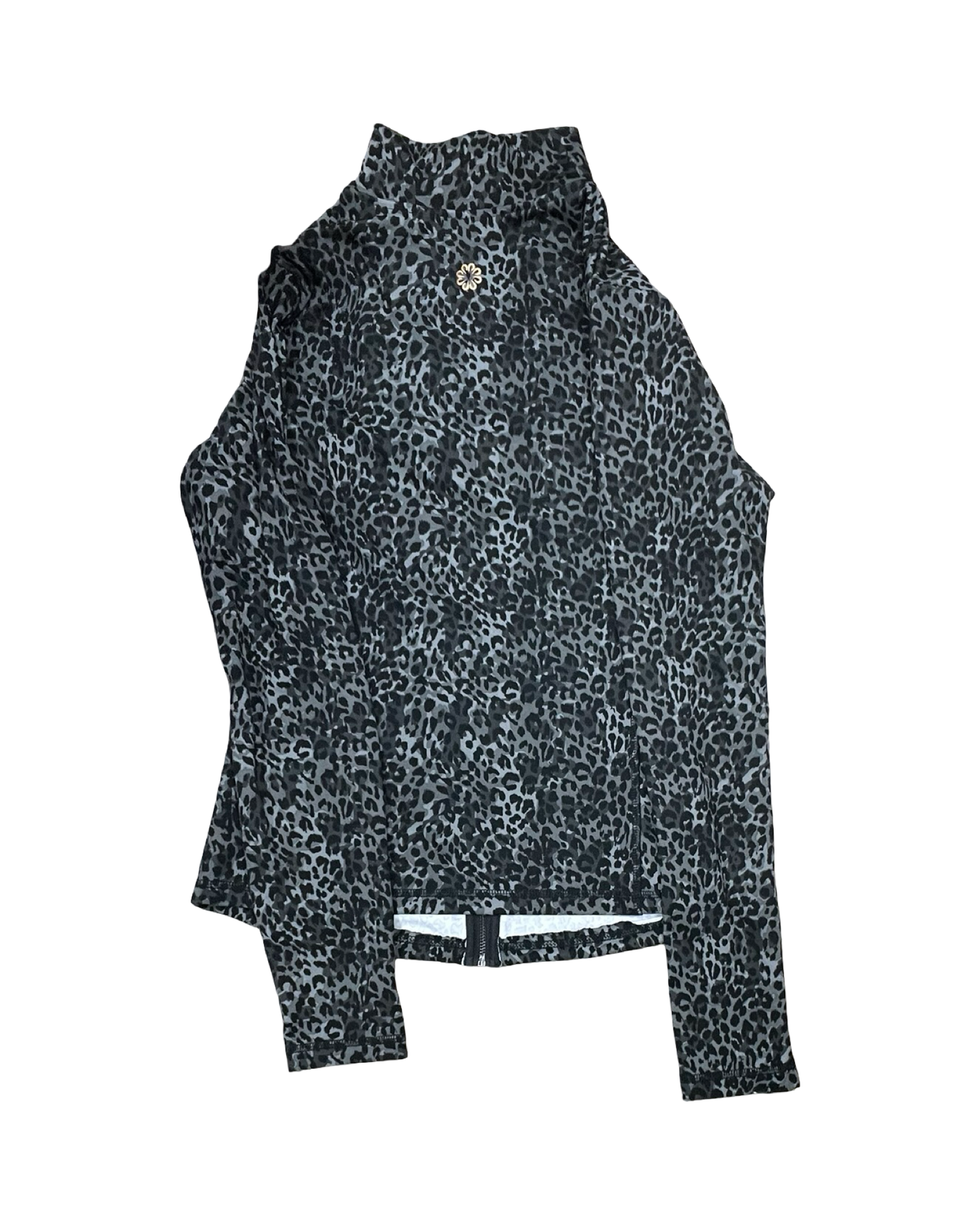 Athletic Jacket By Pro Player In Black & Grey, Size:L