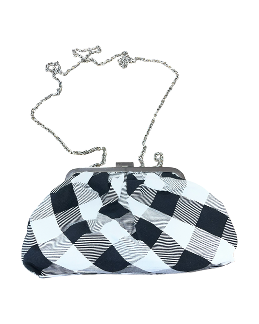 Handbag By White House Black Market In Black & White, Size:Small