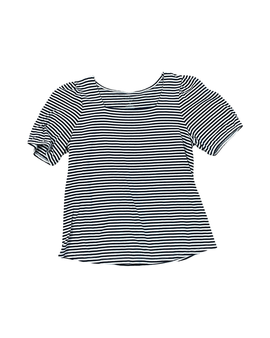 Top Ss By St Johns Bay In Blue & White, Size:M