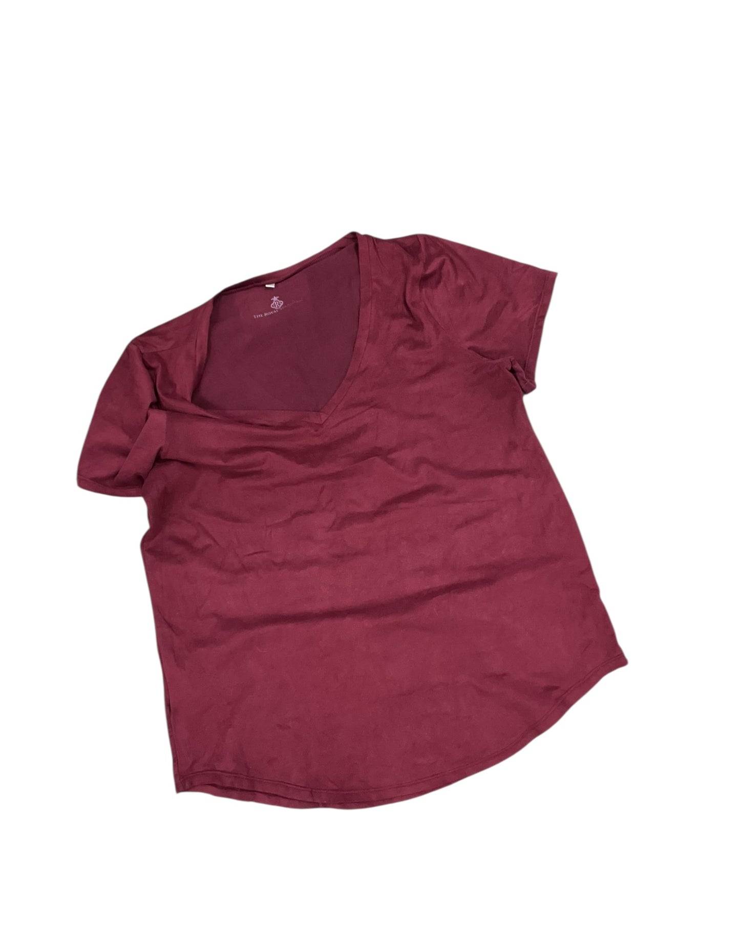 Top Ss Basic By Clothes Mentor In Red, Size:L