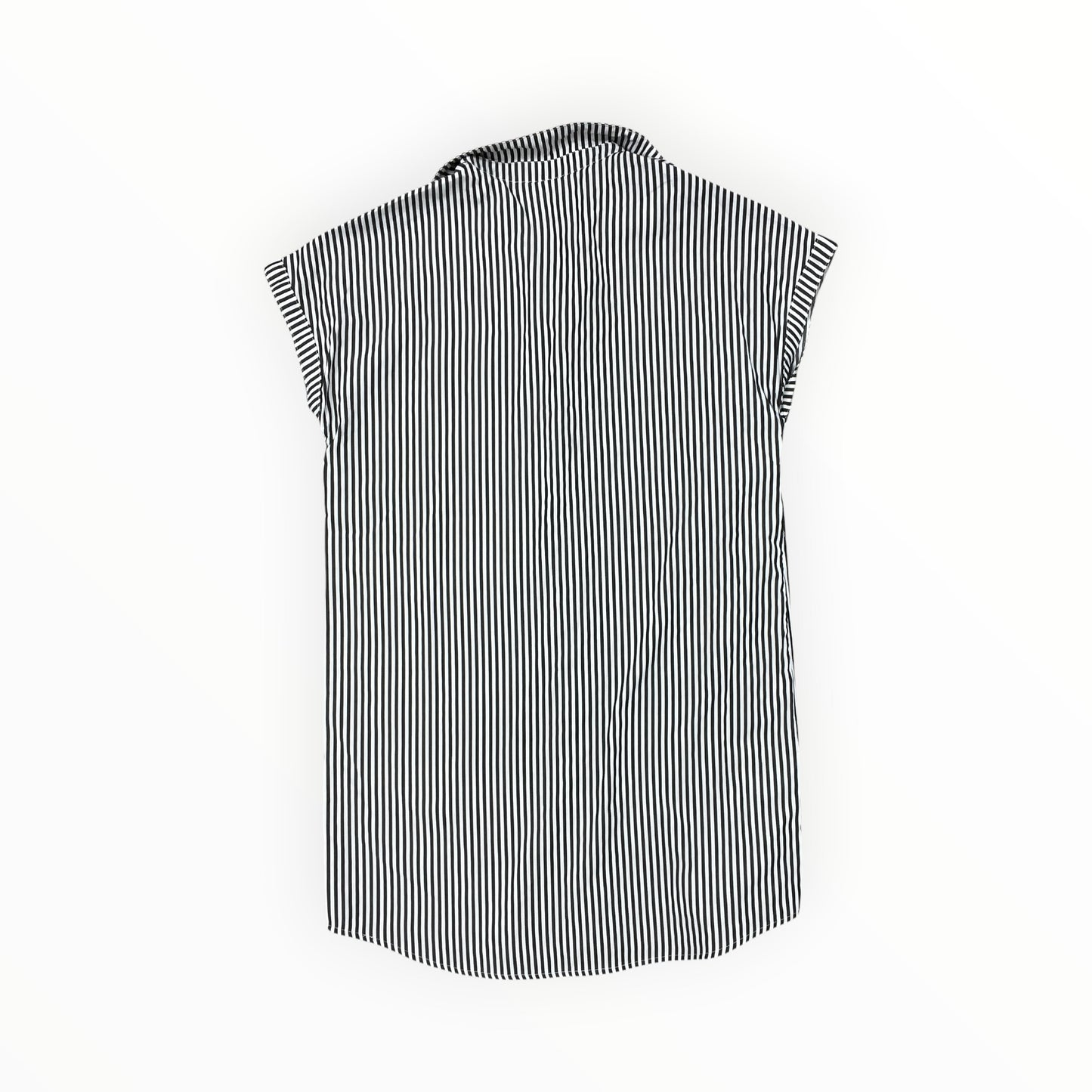 Dress Casual Midi By Clothes Mentor In Grey & White, Size:M